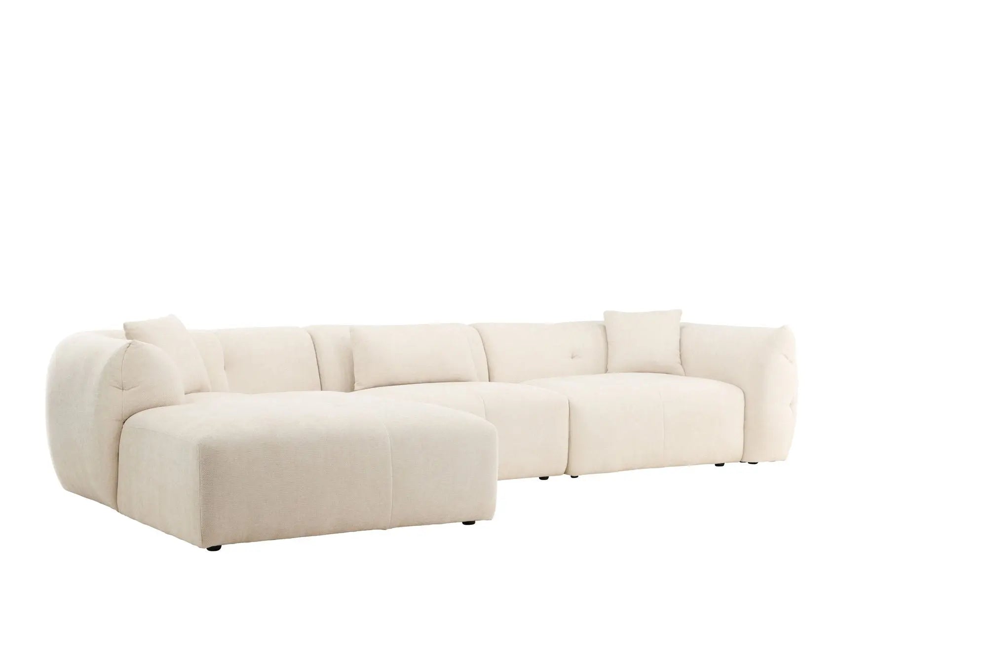 Canapé d'angle Positano - 385x202x71 - Polyester