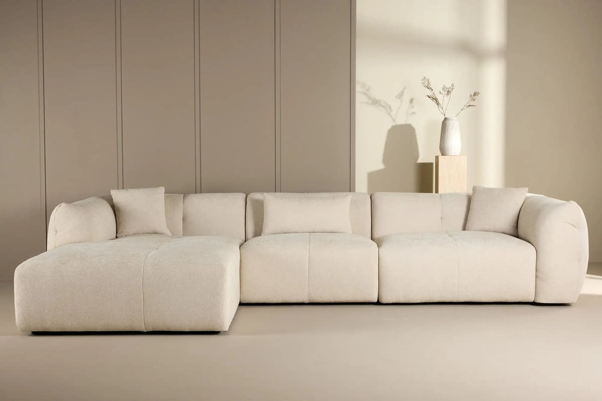 Canapé d'angle Positano - 385x202x71 - Polyester