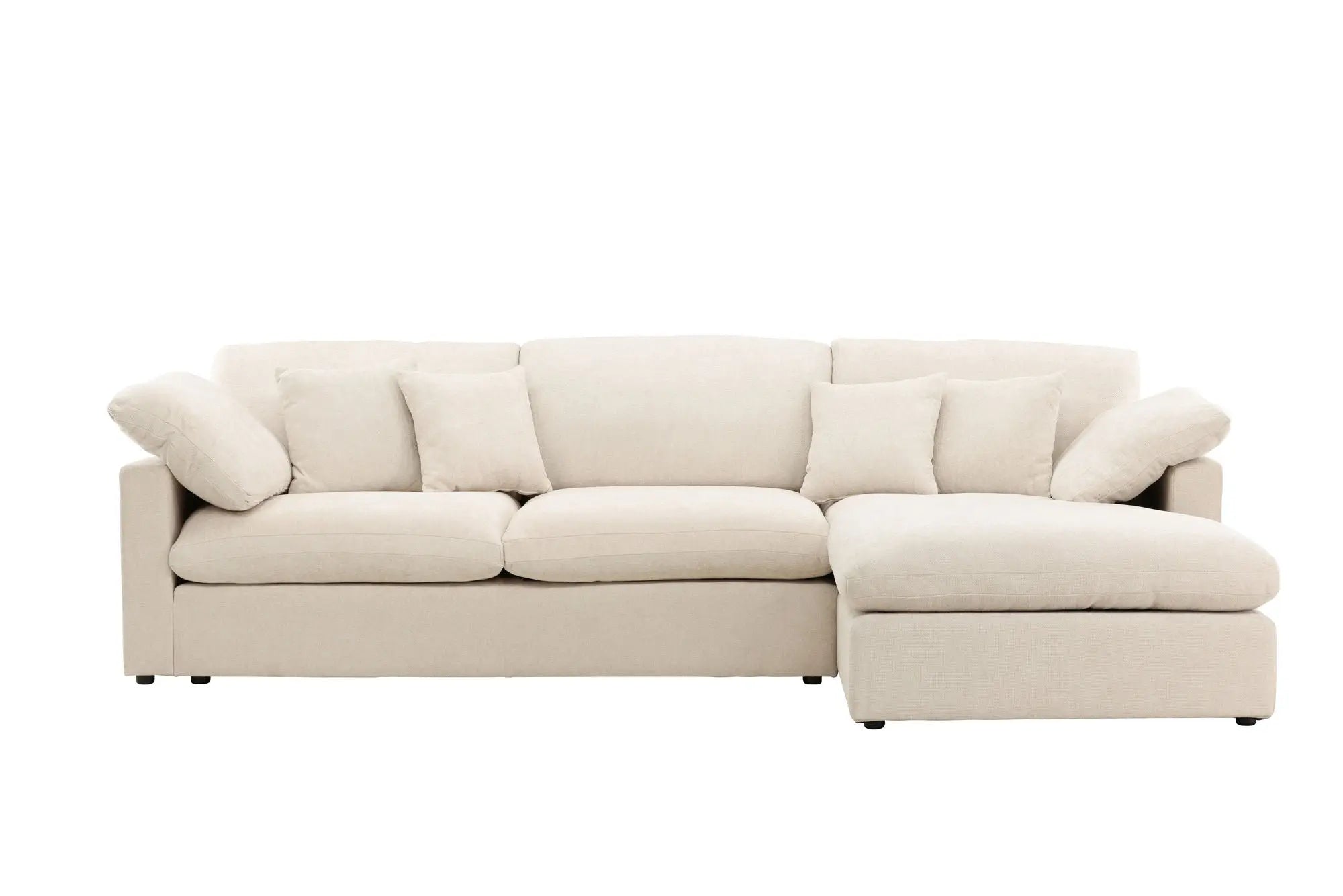 Canapé d'angle Amalfi - 304x182x89 - Polyester