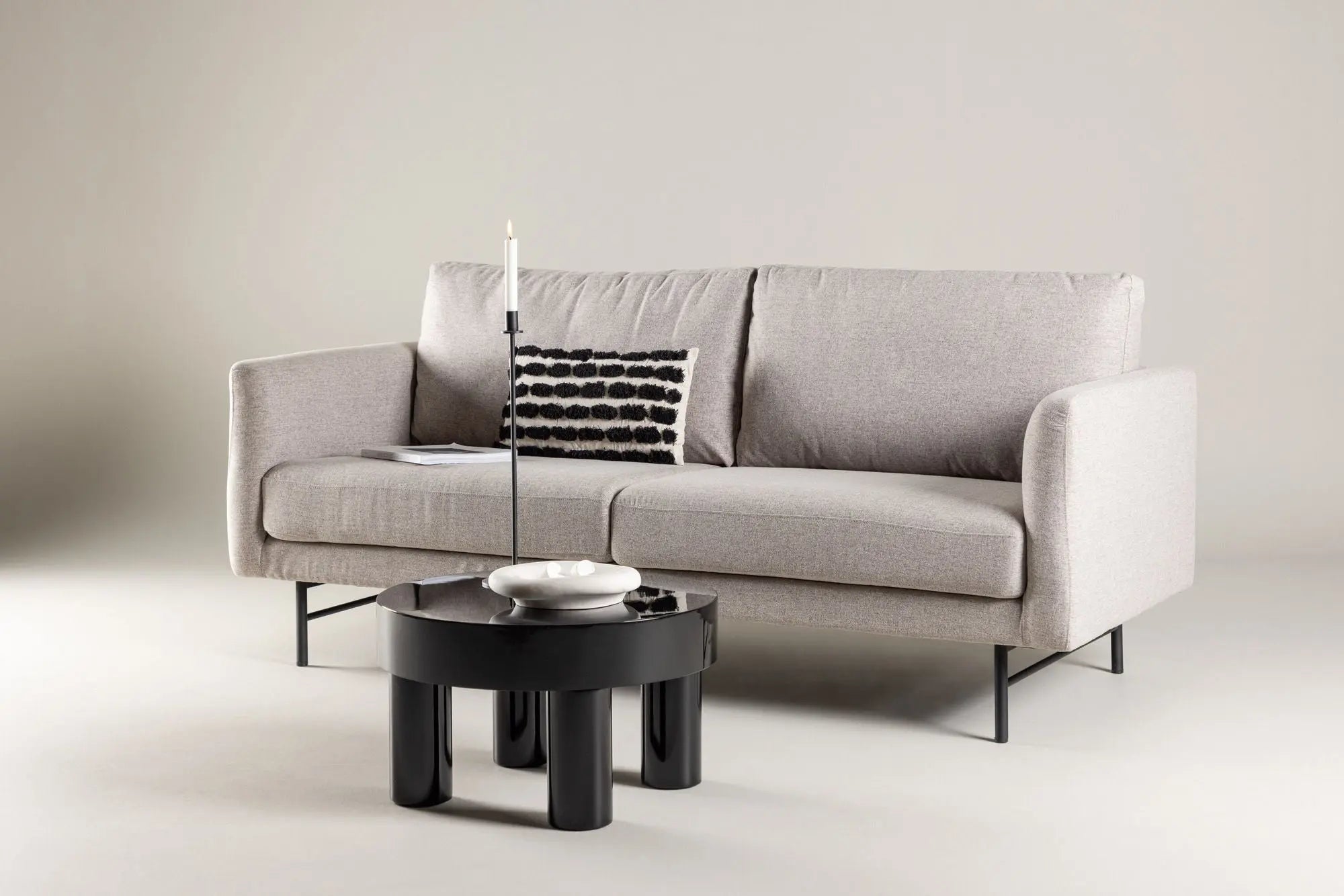 Canapé 3 places Sky - 88X198X69 - Polyester