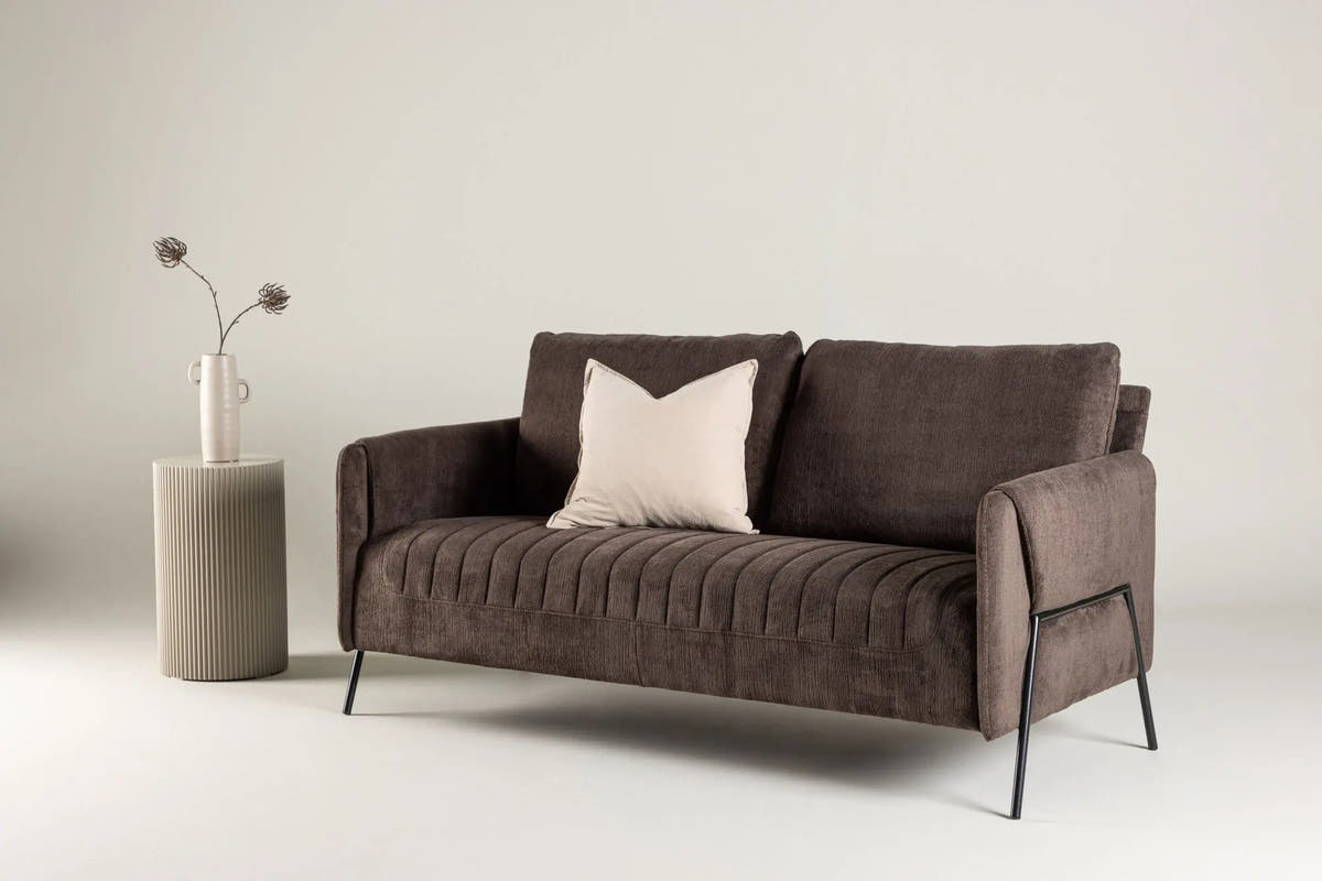 Canapé 2 places Indigo - 77X165X85 - Polyester