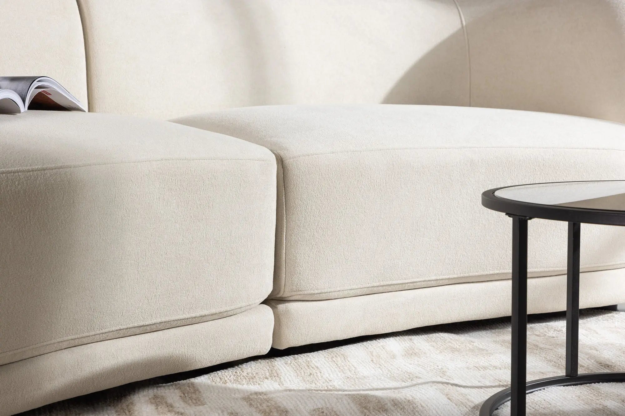 Canapé 3 places Cielo - 91X268X80 - Polyester