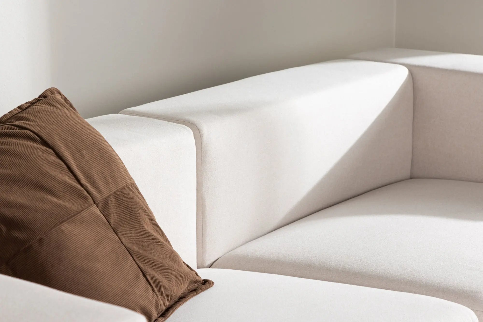 Canapé 3 places Lumi - 94X238X70 - Polyester Lin