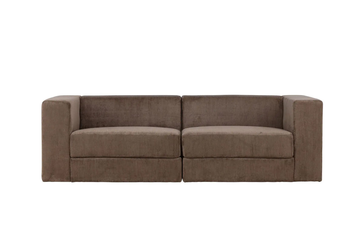 Canapé 3 places Lumi - 94X238X70 - Polyester Lin
