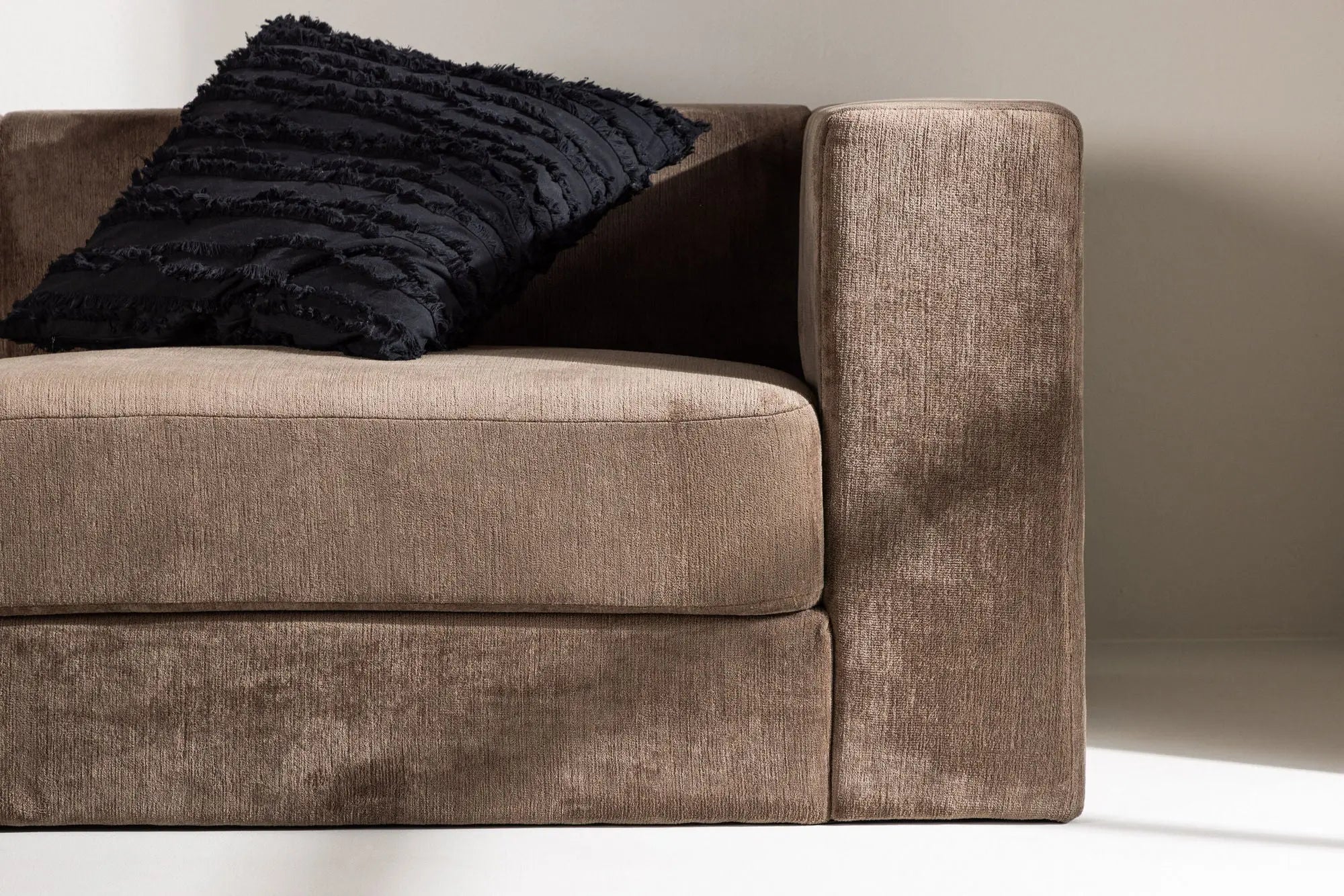 Canapé 3 places Lumi - 94X238X70 - Polyester Lin