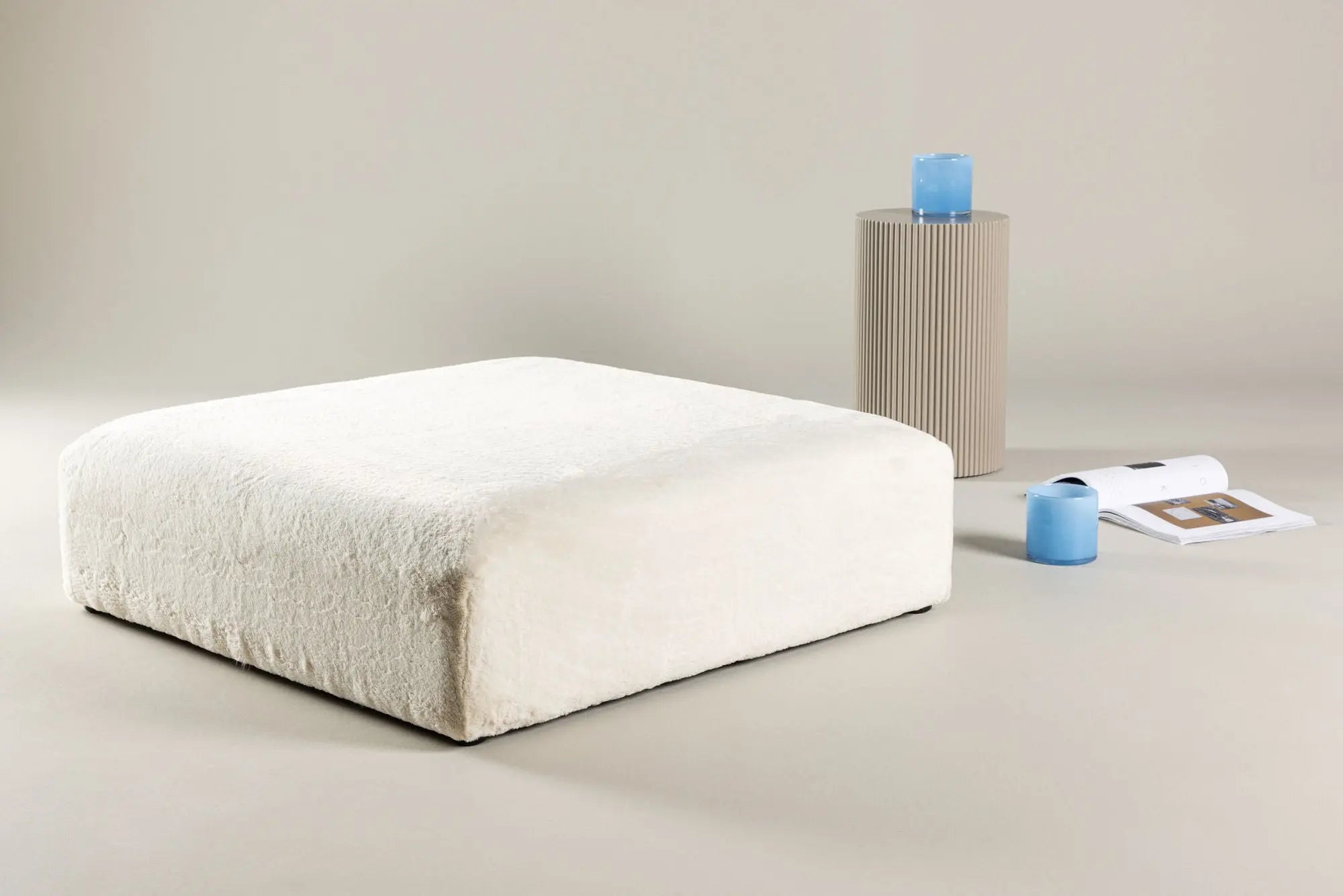 Pouf Davie - 100X100X30 - Polaire