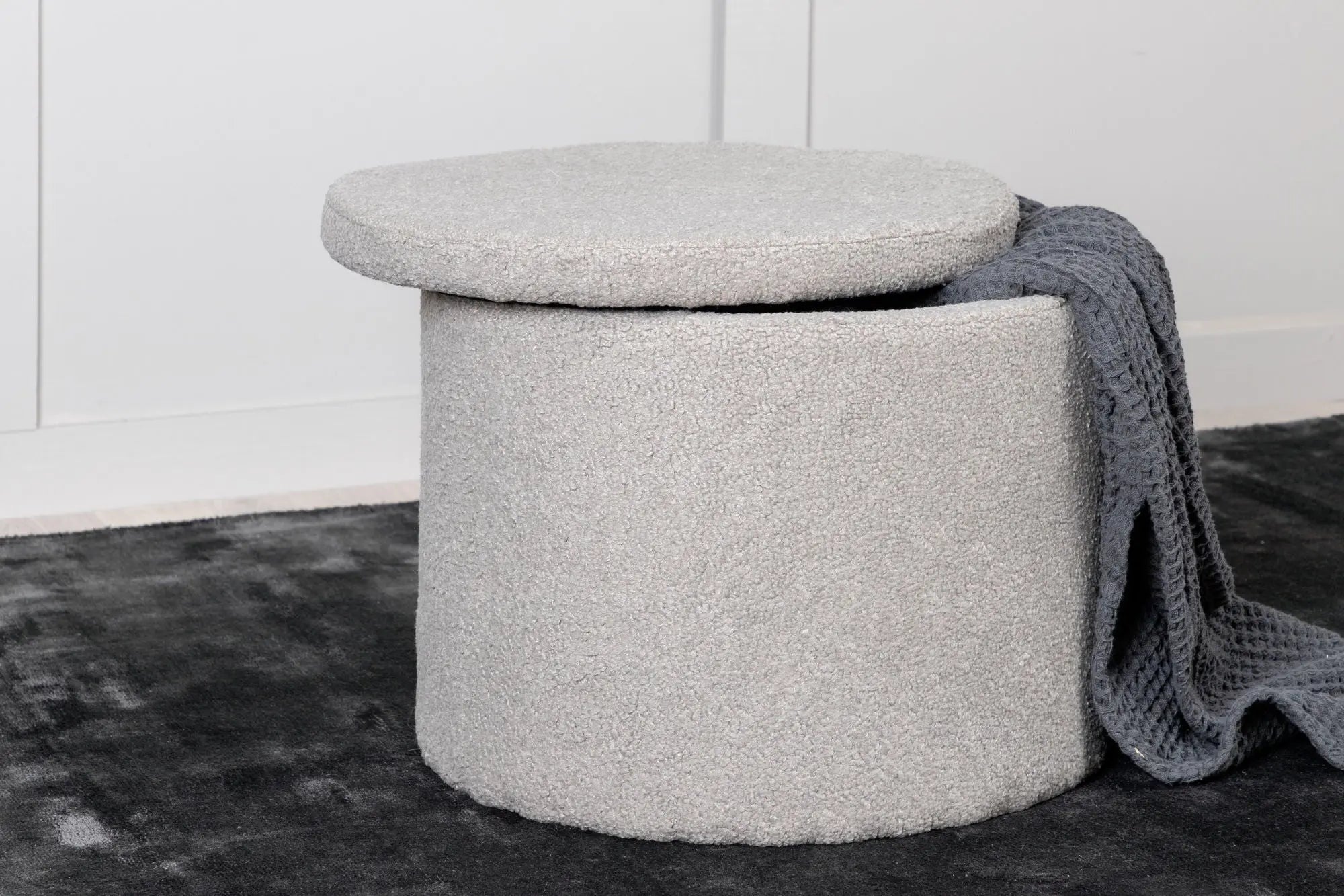 Pouf Dunken - ø51 - Nounours en polyester