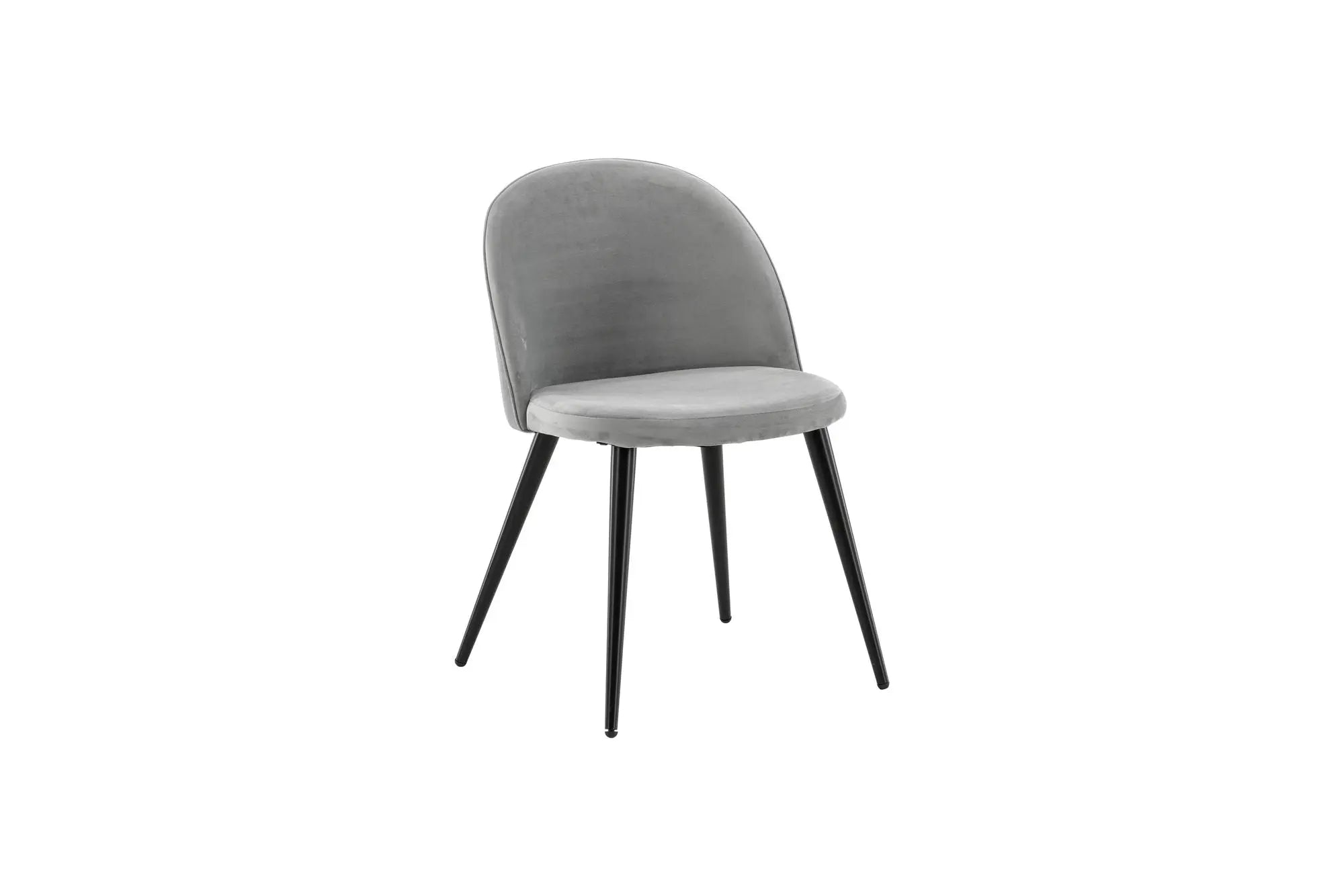 Lot de 2 chaises de salle à manger Velvet - 57 x 50 x 76,5 - Polyester Velvet