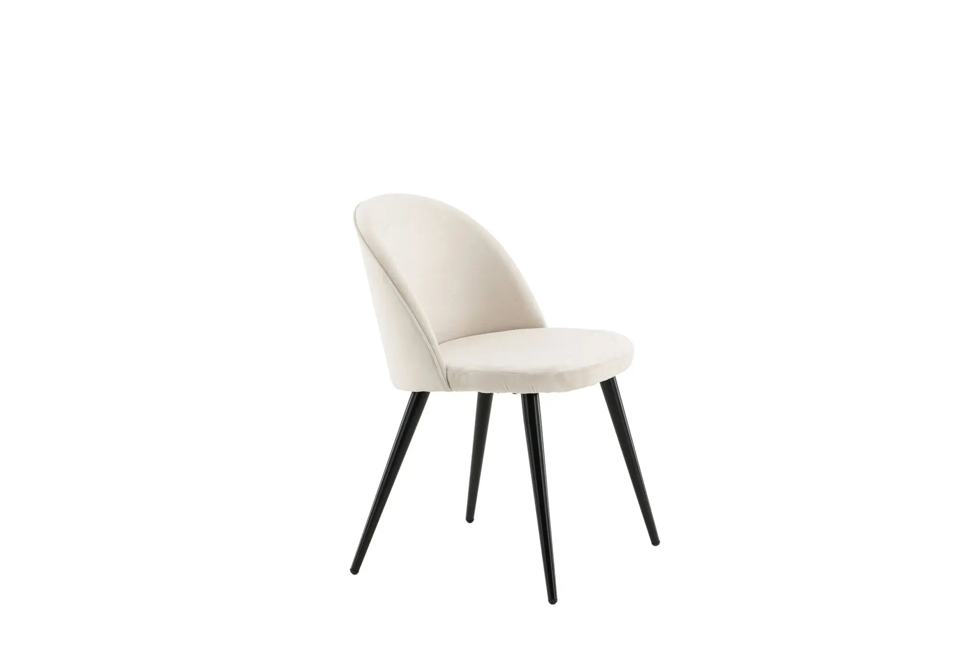 Lot de 2 chaises de salle à manger Velvet - 57 x 50 x 76,5 - Polyester Velvet