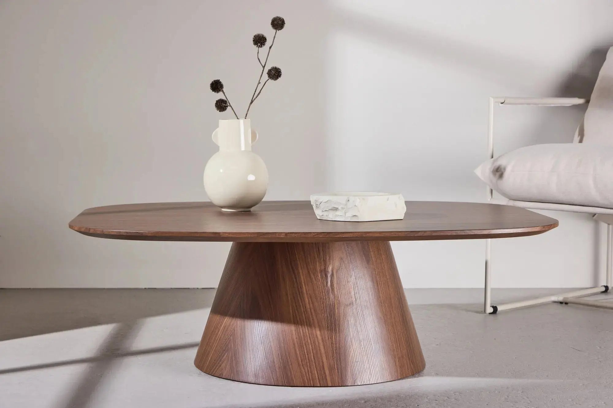 Lanzo Sofa Table 120x92,5x39 cm - MDF with 3D Paper / Mocca  Loome