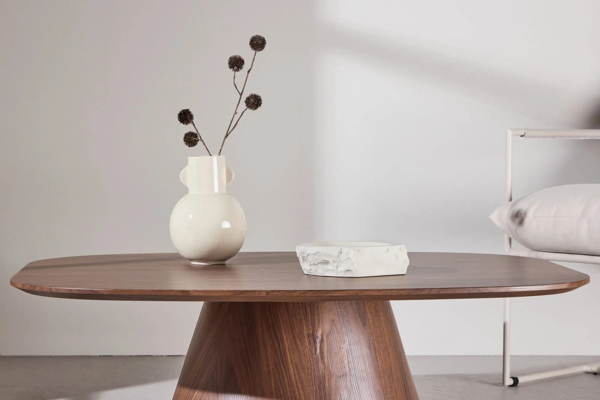 Lanzo Sofa Table 120x92,5x39 cm - MDF with 3D Paper / Mocca  Loome