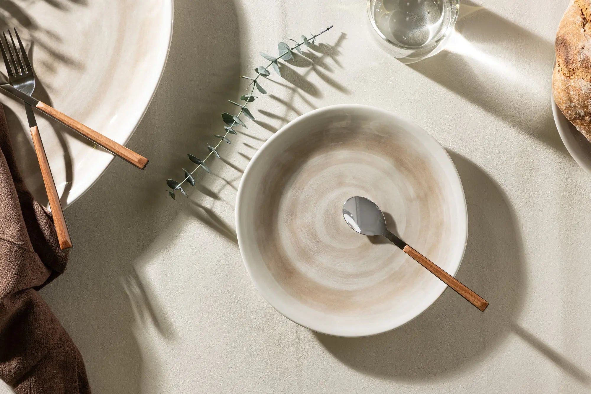 Lot de 2 assiettes Jubile - ø21 - Grès cérame