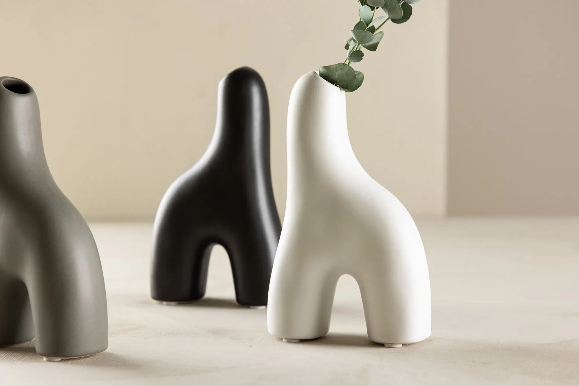 Vase Aya - 4,3 x 16 x 9,4 - Grès cérame