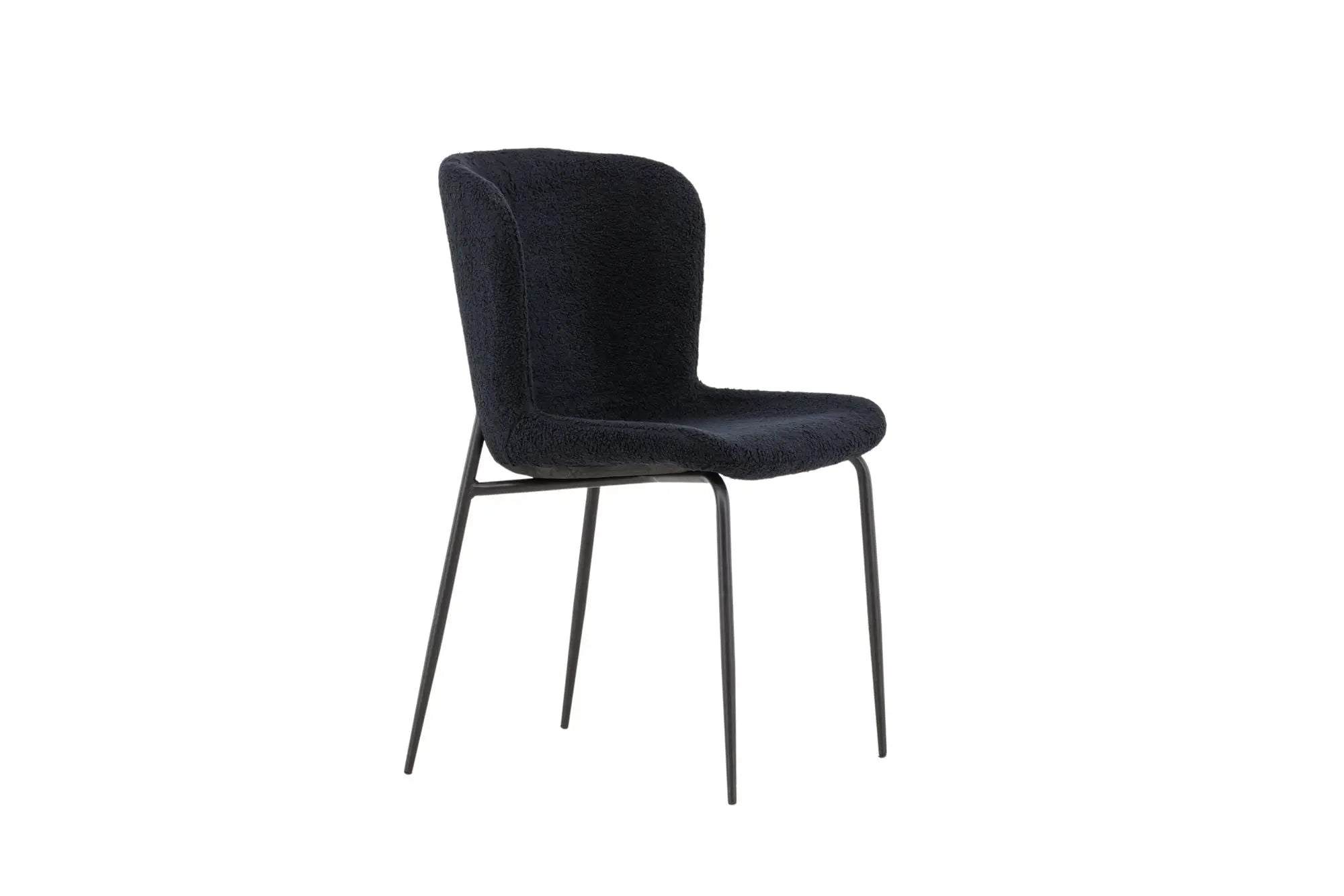 Lot de 2 chaises de salle à manger Modesto - 55*50*81 - Nounours en polyester