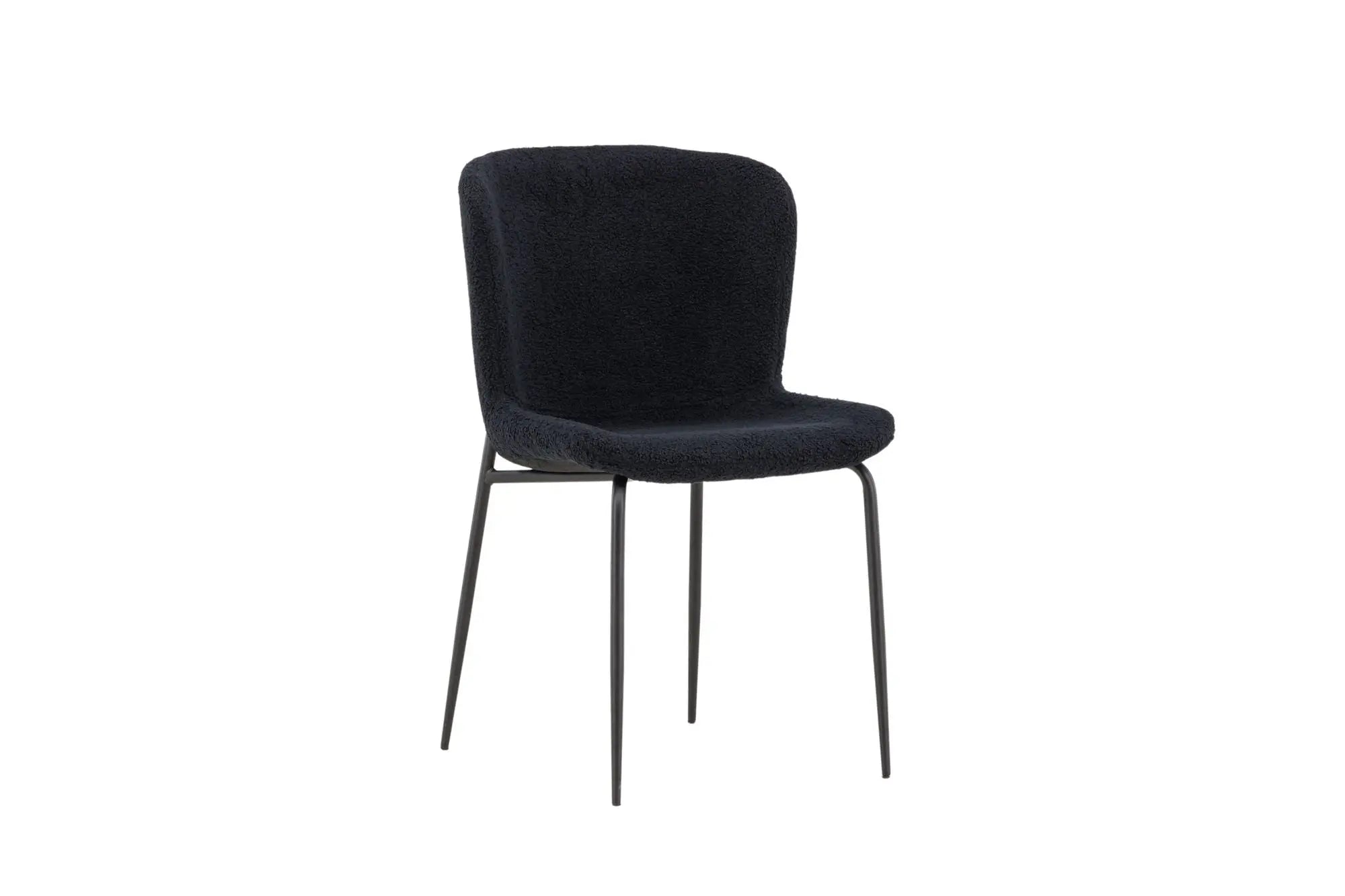 Lot de 2 chaises de salle à manger Modesto - 55*50*81 - Nounours en polyester