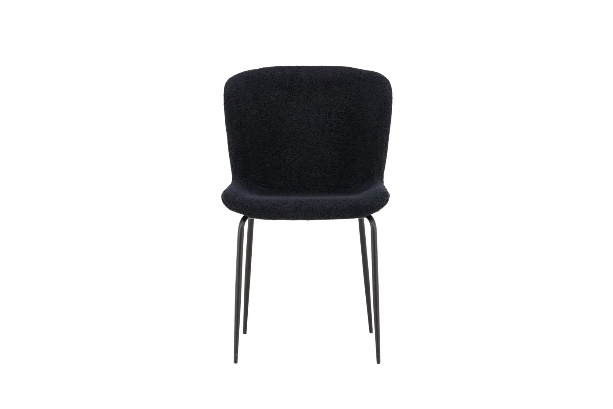 Lot de 2 chaises de salle à manger Modesto - 55*50*81 - Nounours en polyester