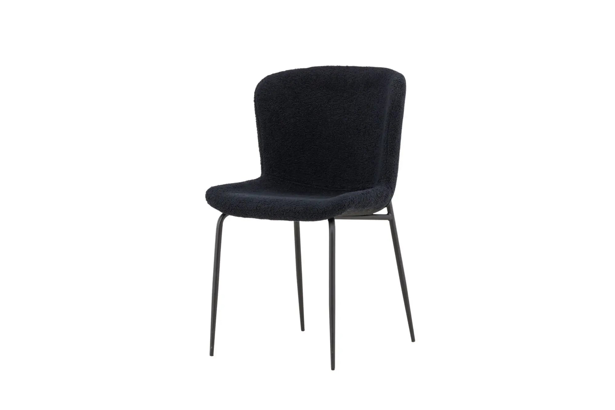 Lot de 2 chaises de salle à manger Modesto - 55*50*81 - Nounours en polyester