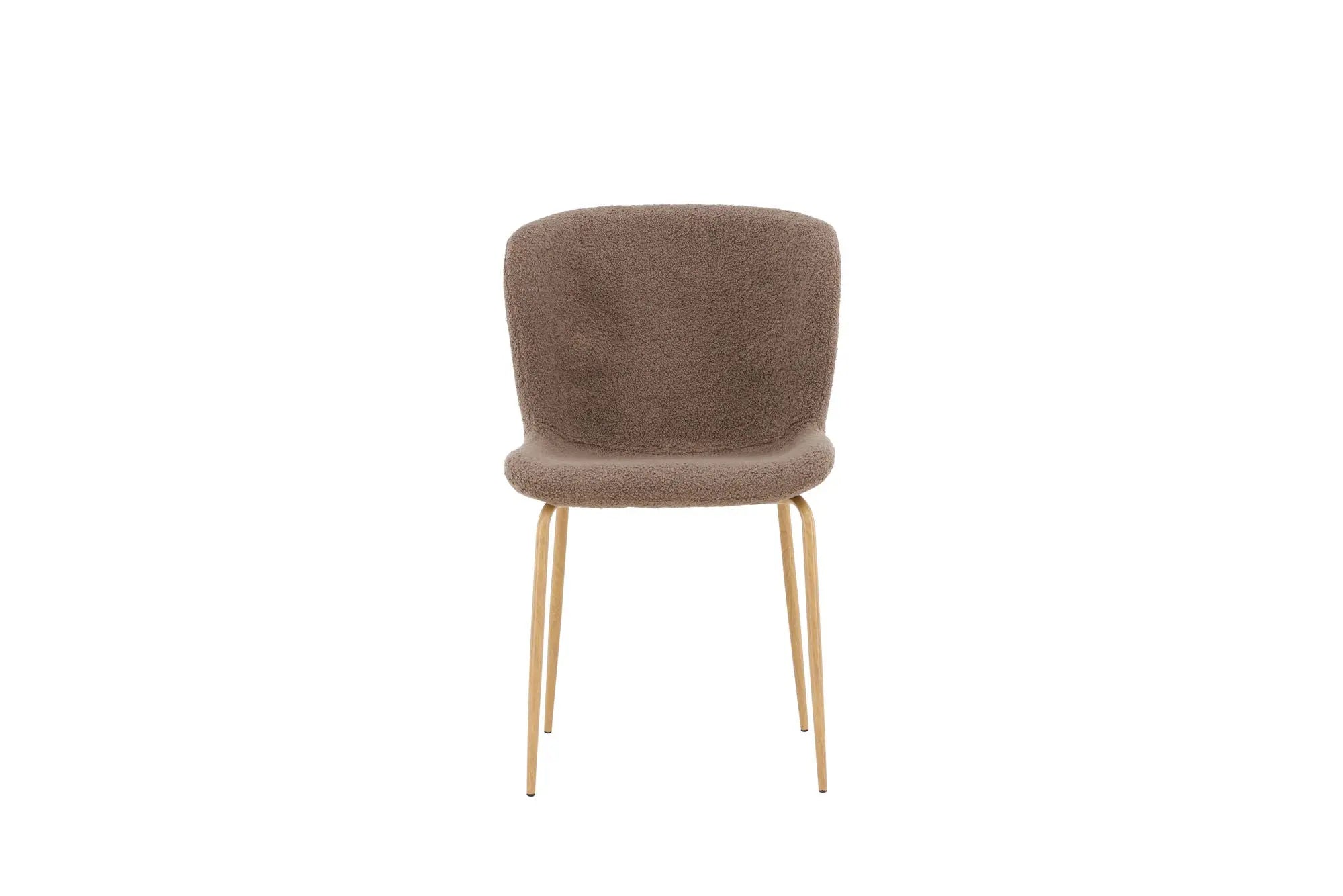Lot de 2 chaises de salle à manger Modesto - 55*50*81 - Nounours en polyester