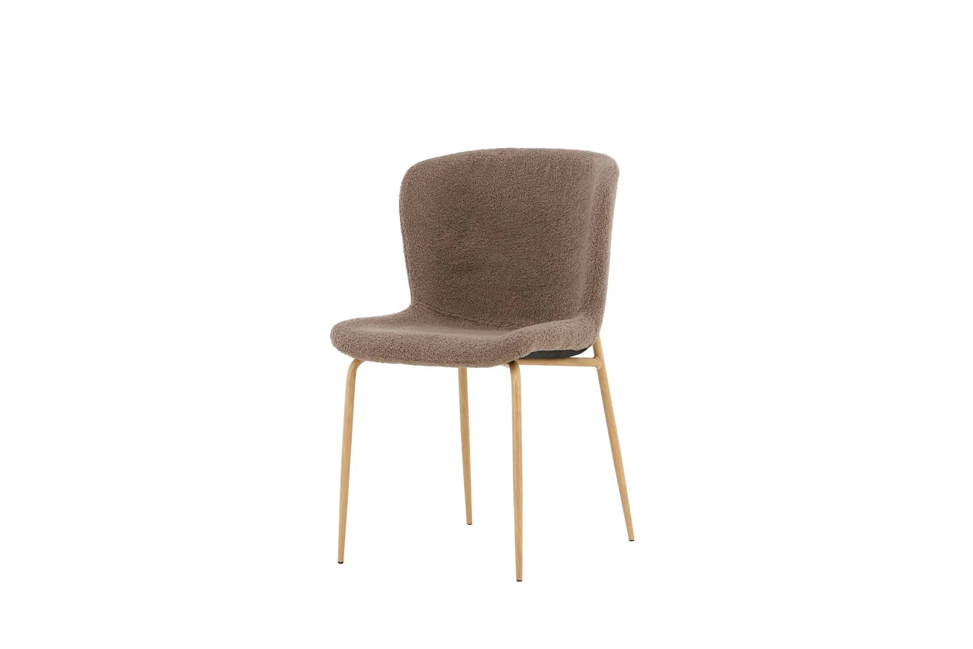 Lot de 2 chaises de salle à manger Modesto - 55*50*81 - Nounours en polyester