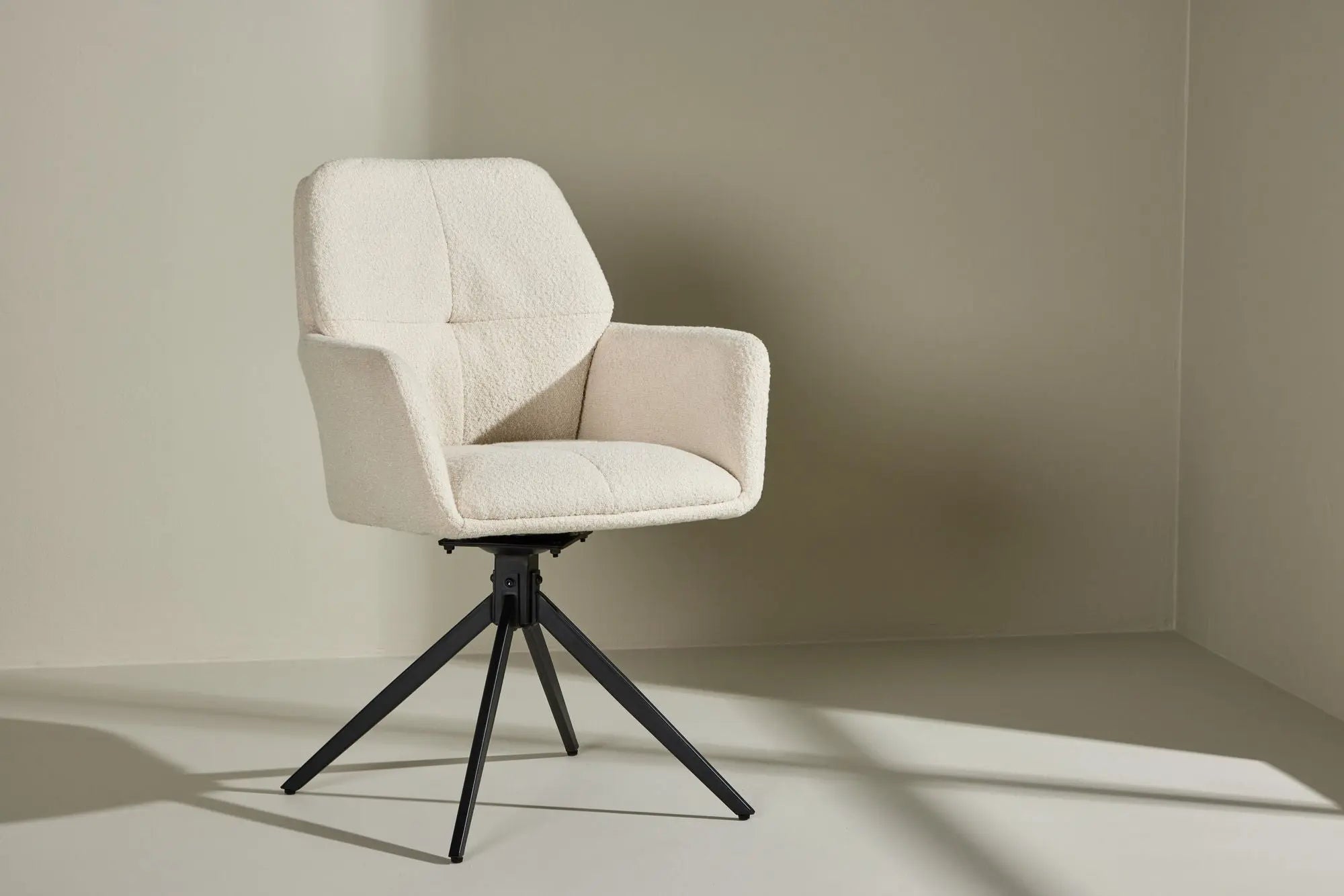 Lot de 2 chaises de salle à manger Manchi - 62 x 59,5 x 90 - Polyester