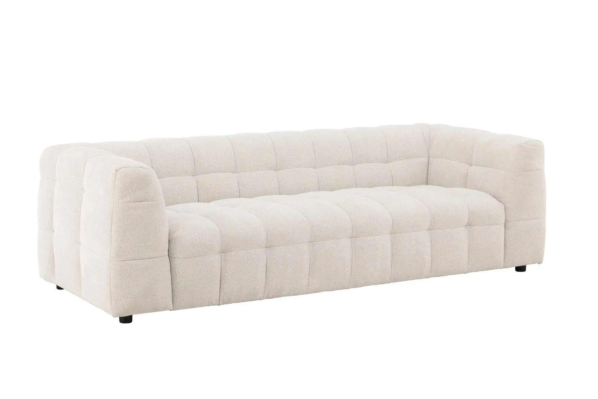 Canapé 3 places Malou - 98 x 238 x 70 - Polyester
