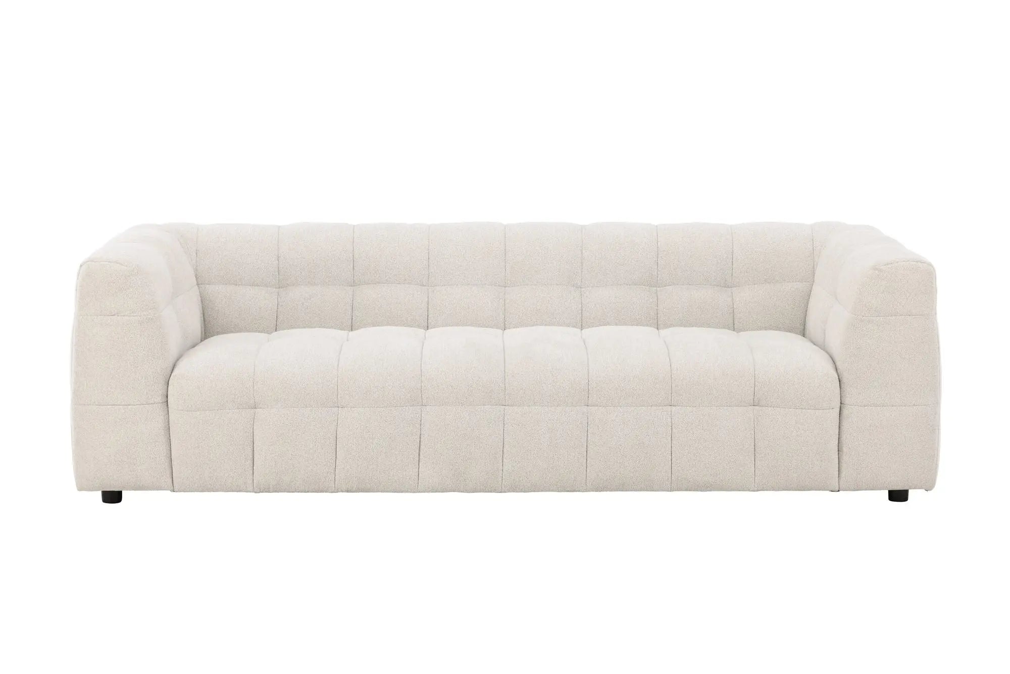 Canapé 3 places Malou - 98 x 238 x 70 - Polyester