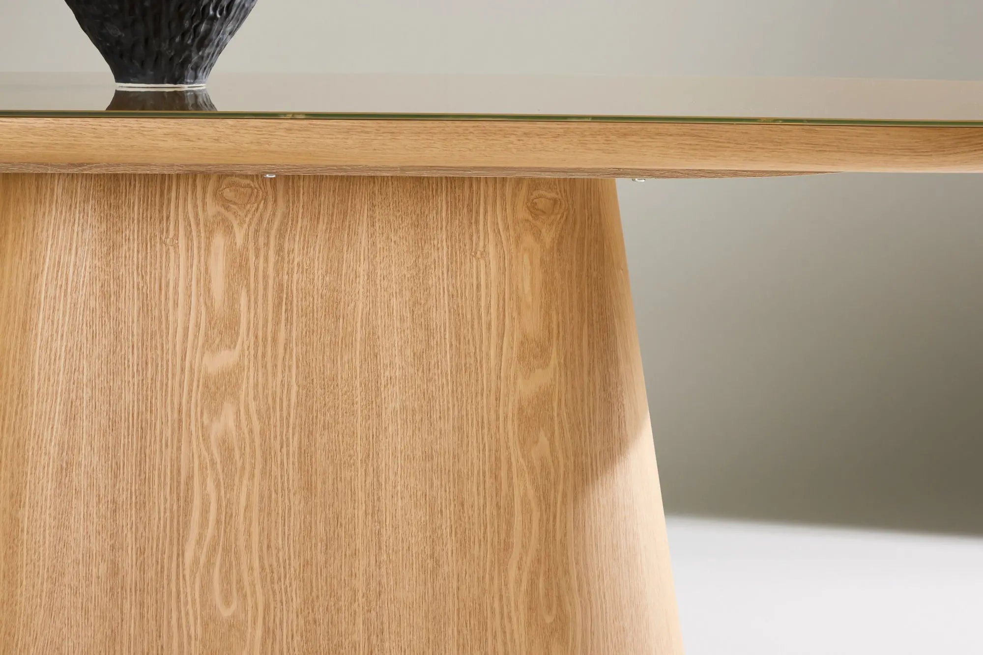 Table de salle à manger ovale Castor - 200 x 90 - MDF