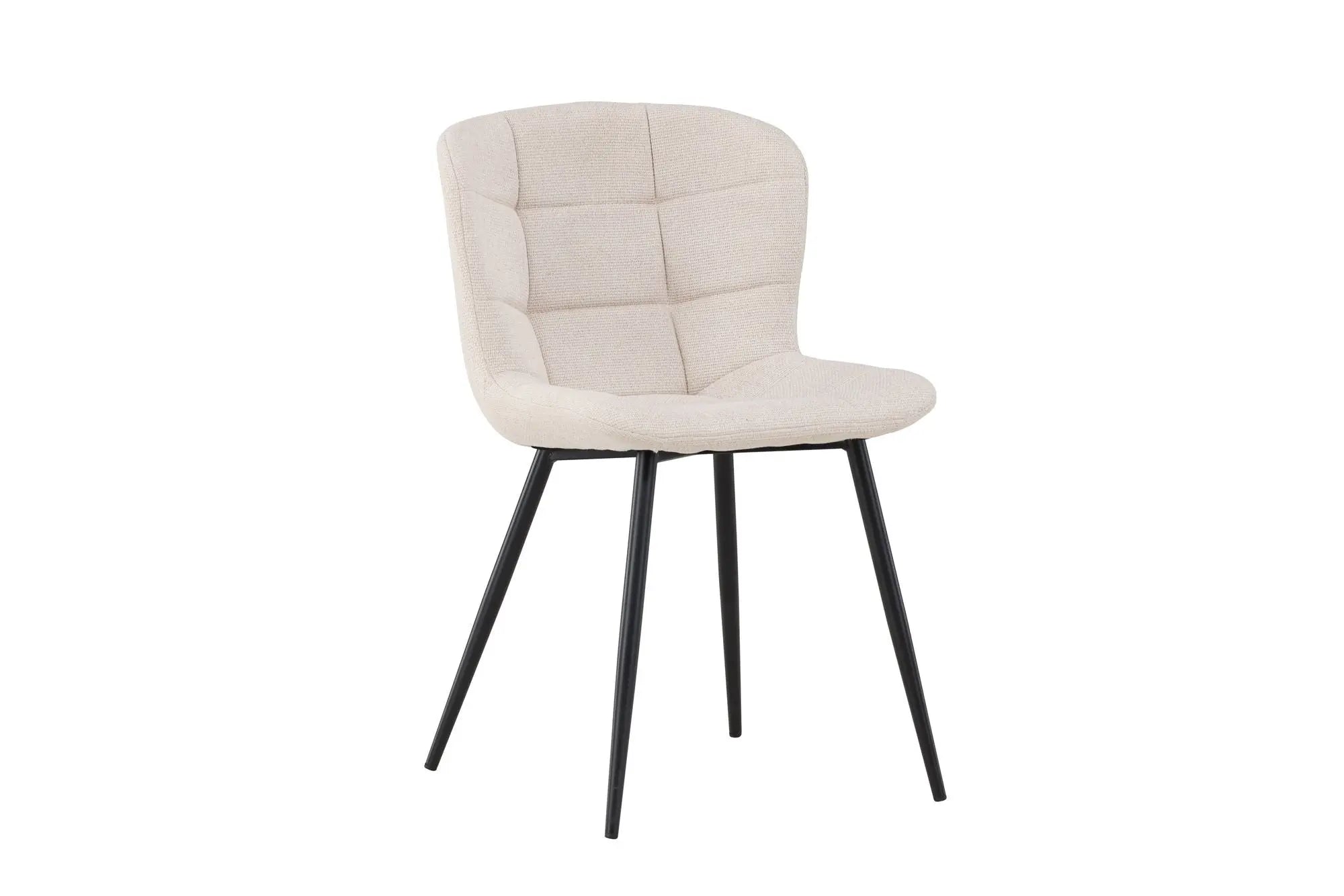 Lot de 2 chaises de salle à manger Lily - 56 x 51 x 80 - Polyester