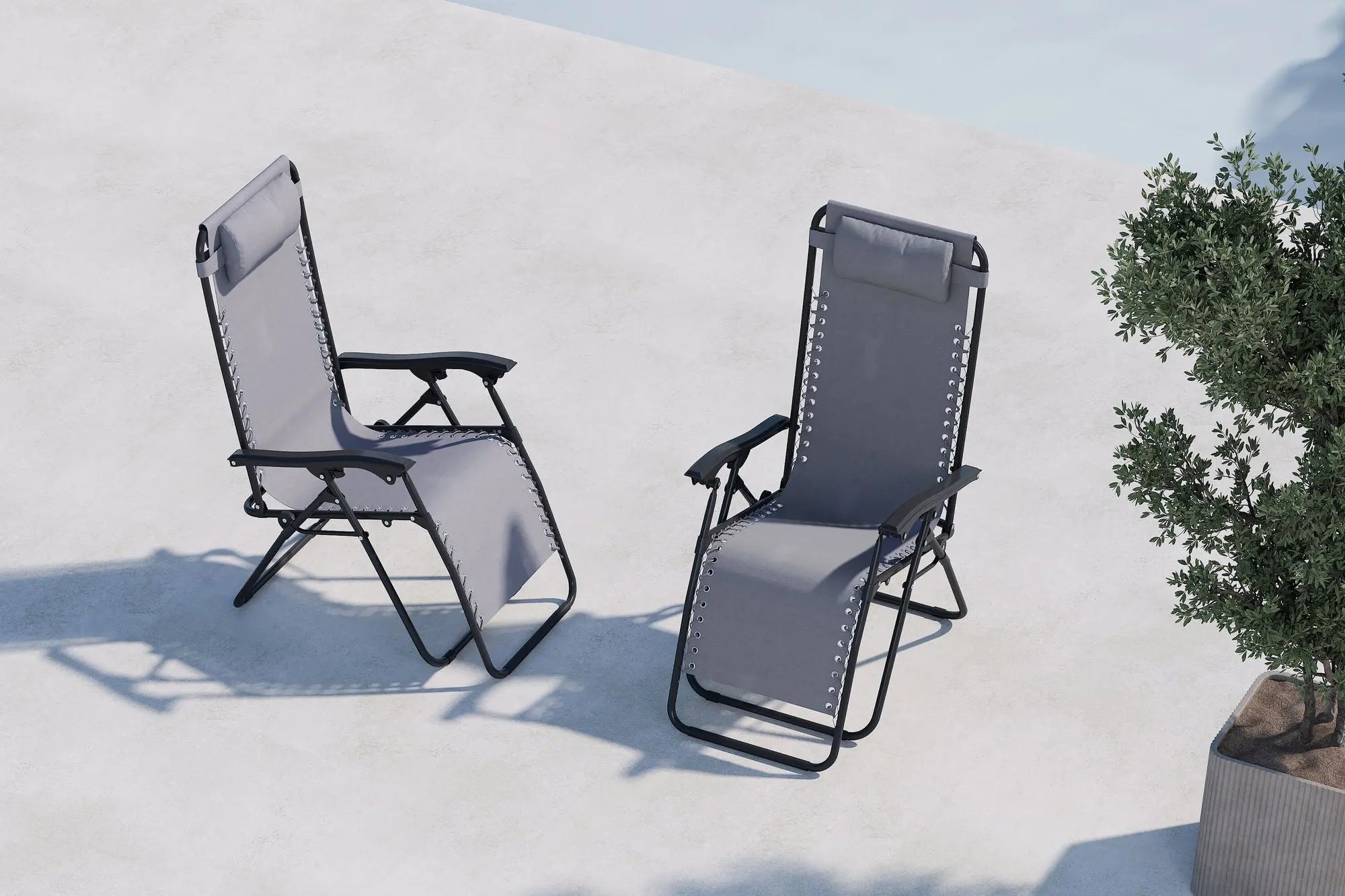 Lot de 2 chaises longues Vulcano  Loome