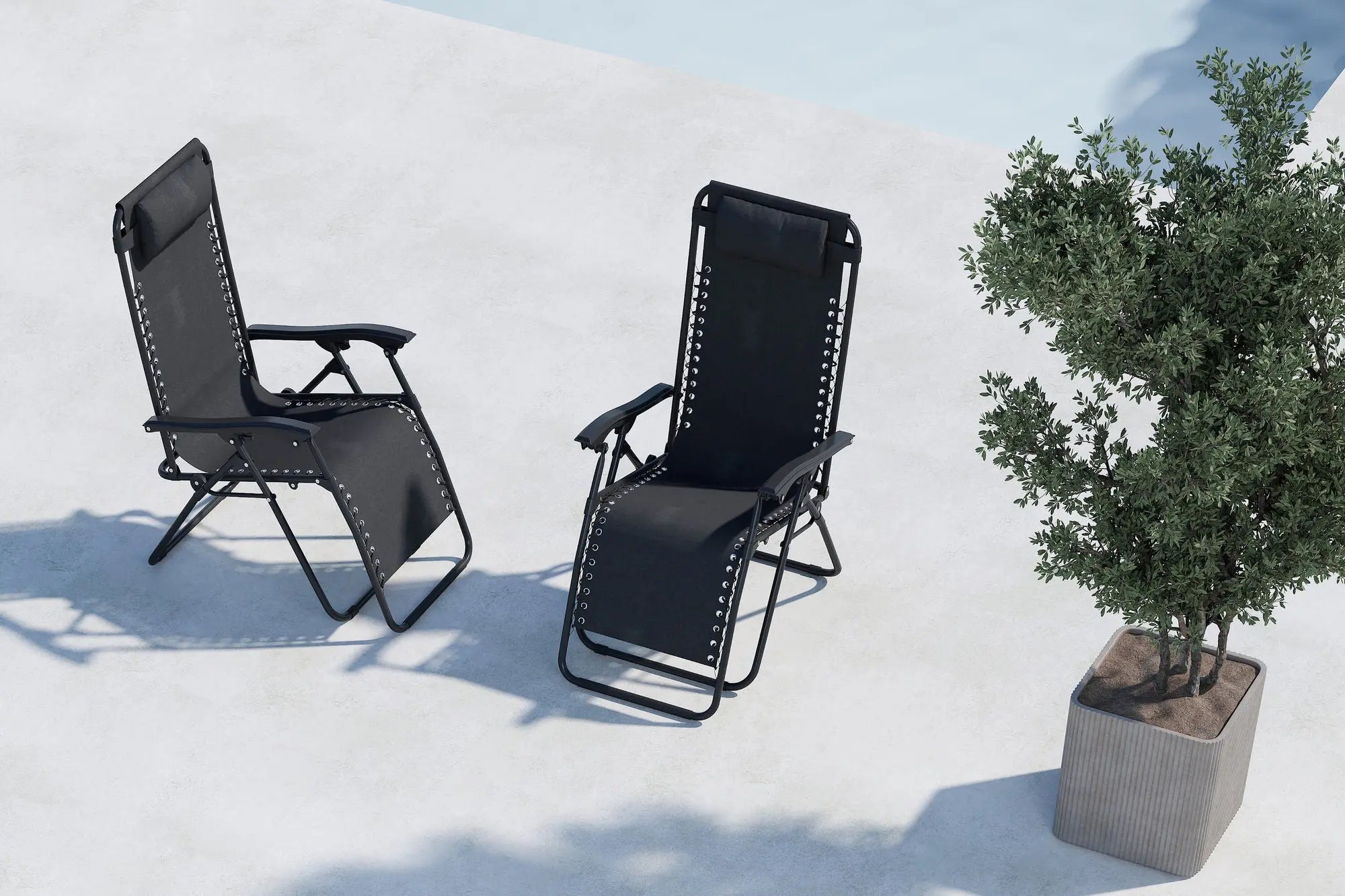Lot de 2 chaises longues Vulcano  Loome