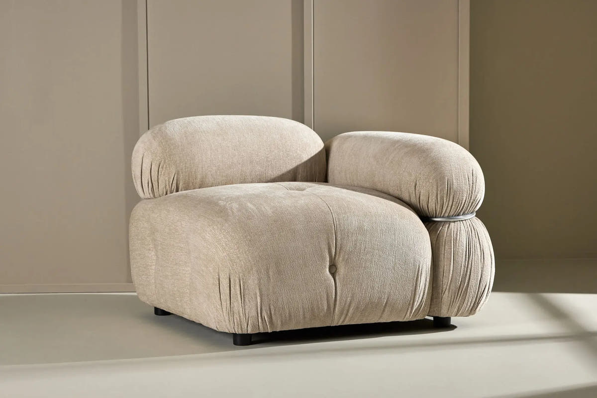 Canapé modulable Mika - 95 x 95 x 70 - Polyester