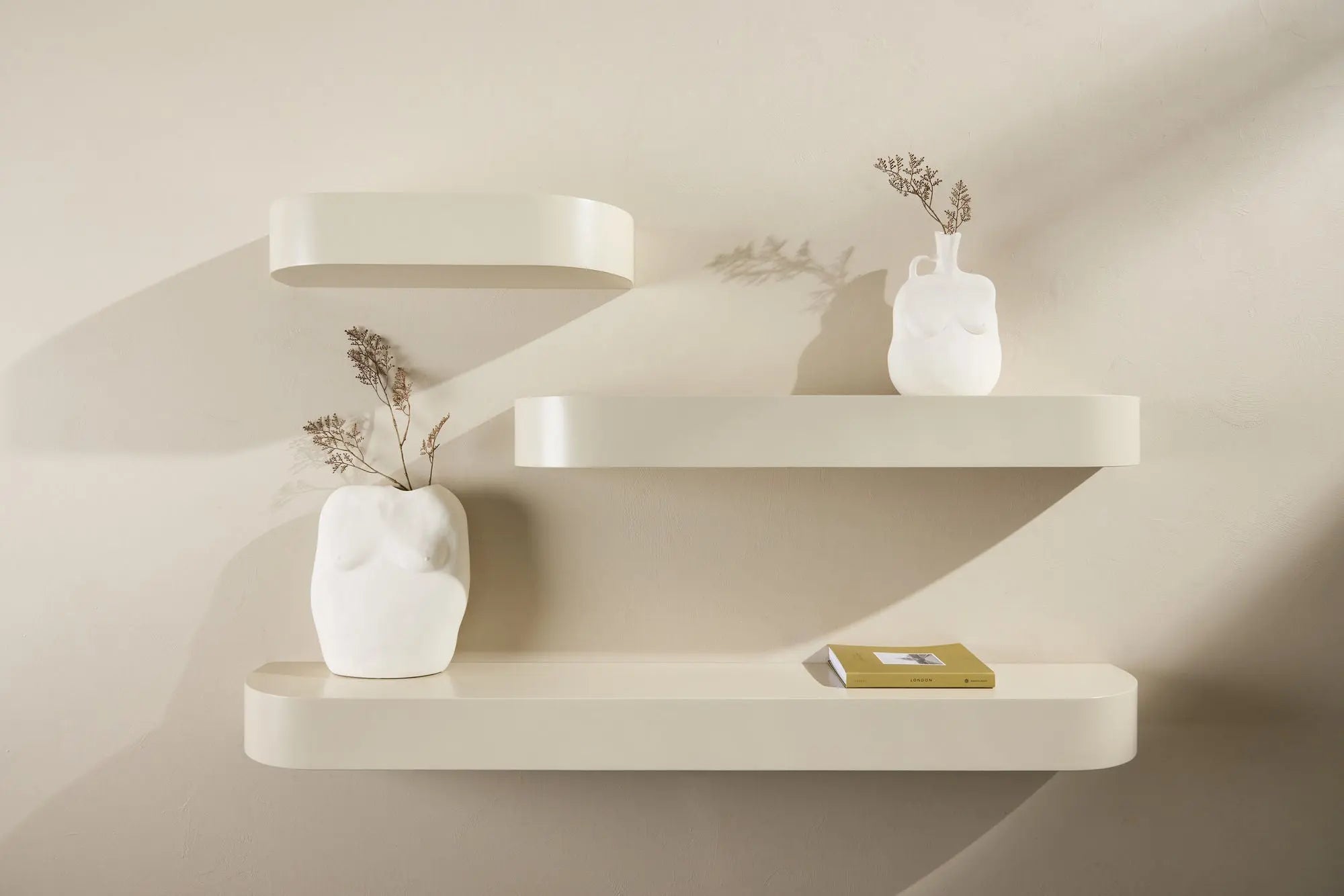 Ensemble de 3 étagères Glow - MDF