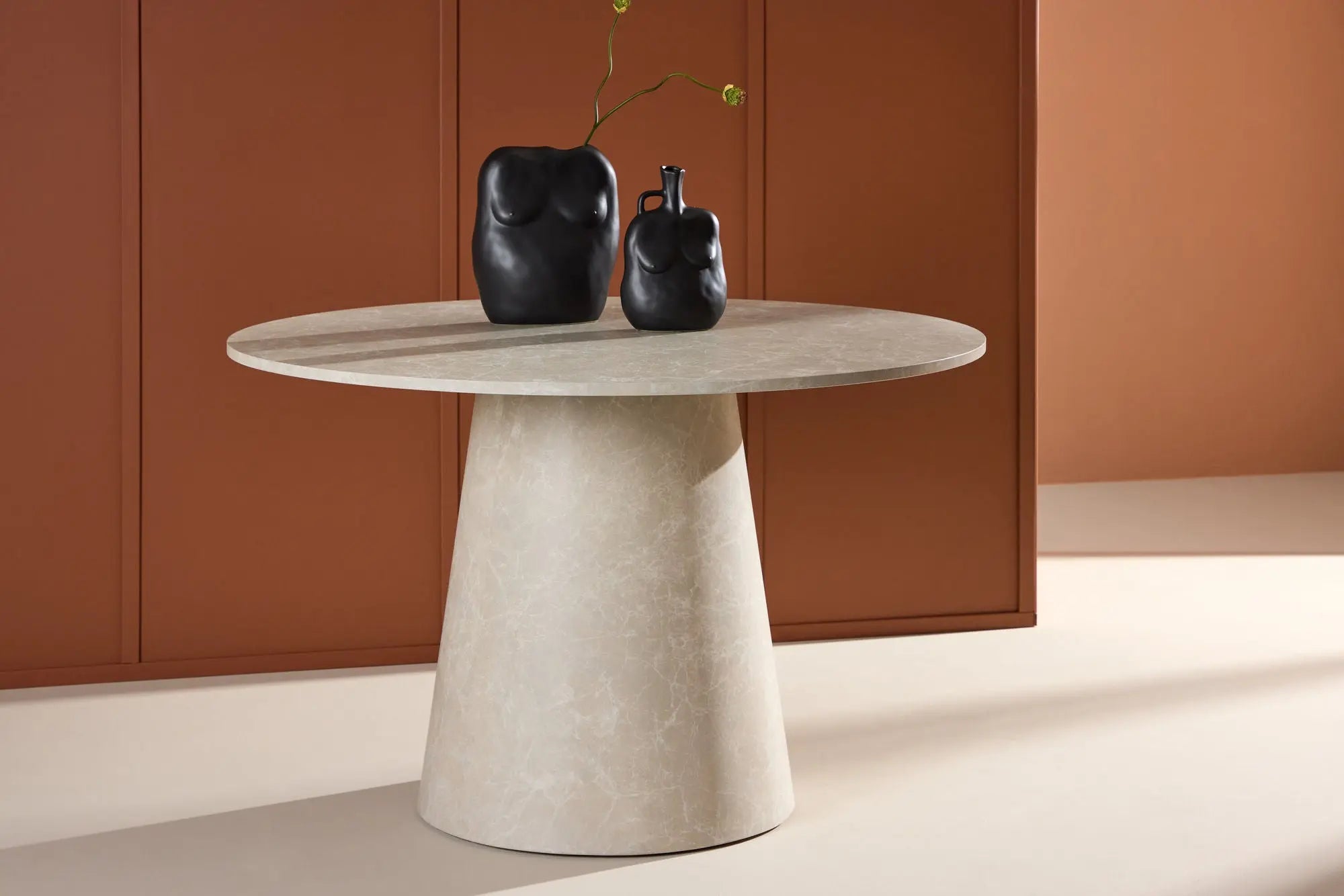 Table à manger ronde Lanzo - ø120 - MDF