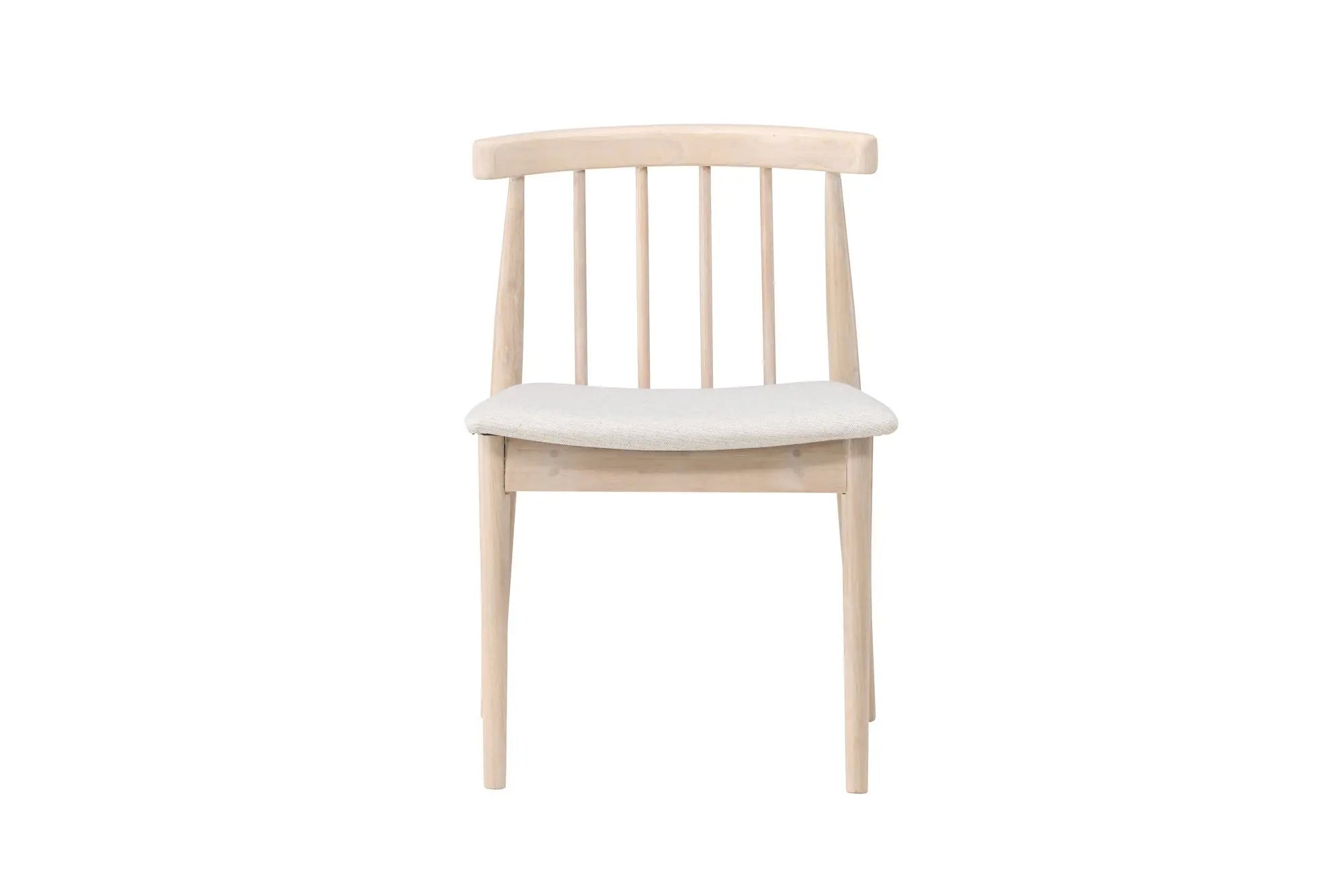 Lot de 2 chaises de salle à manger Flora - 46 x 50 x 78 - Hévéas