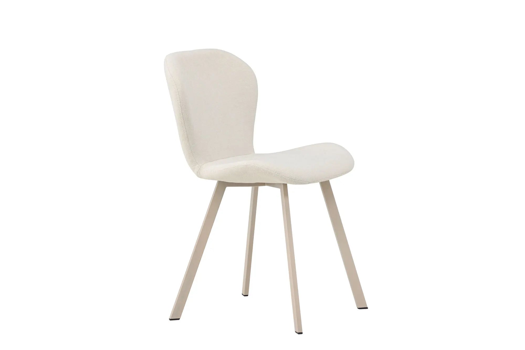Lot de 2 chaises de salle à manger Lilja - 55 x 48 x 80 - Polyester Lin