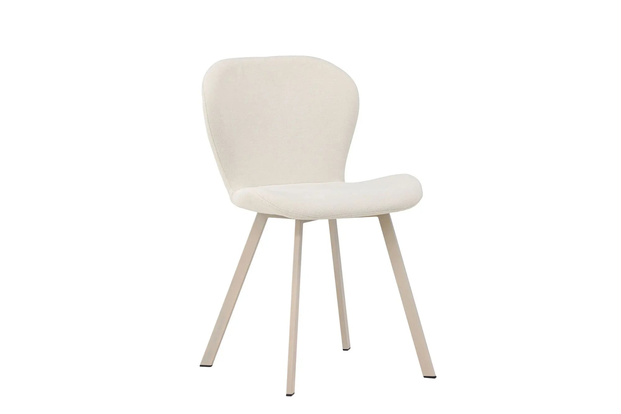 Lot de 2 chaises de salle à manger Lilja - 55 x 48 x 80 - Polyester Lin