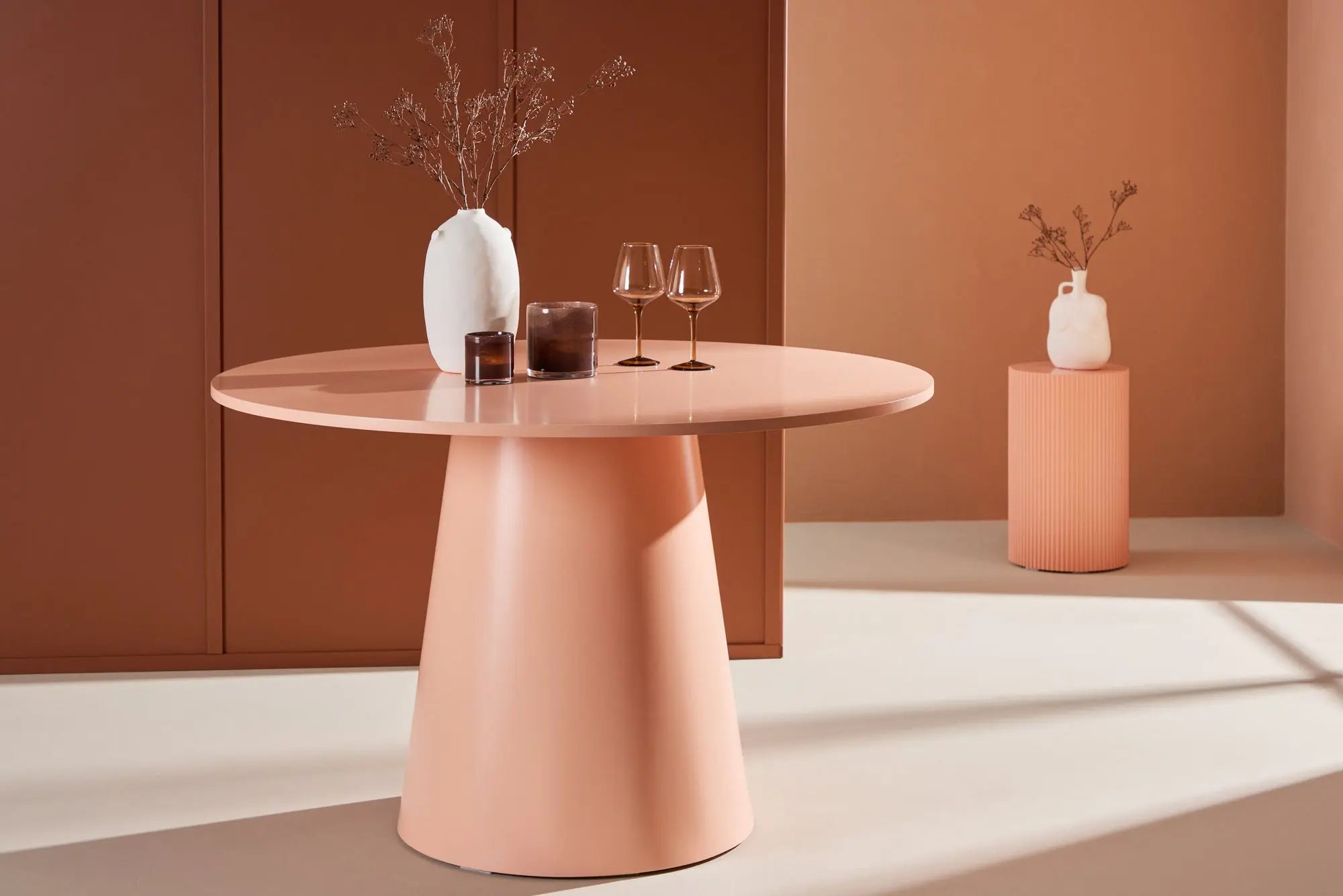 Table à manger ronde Lanzo - ø120 - MDF
