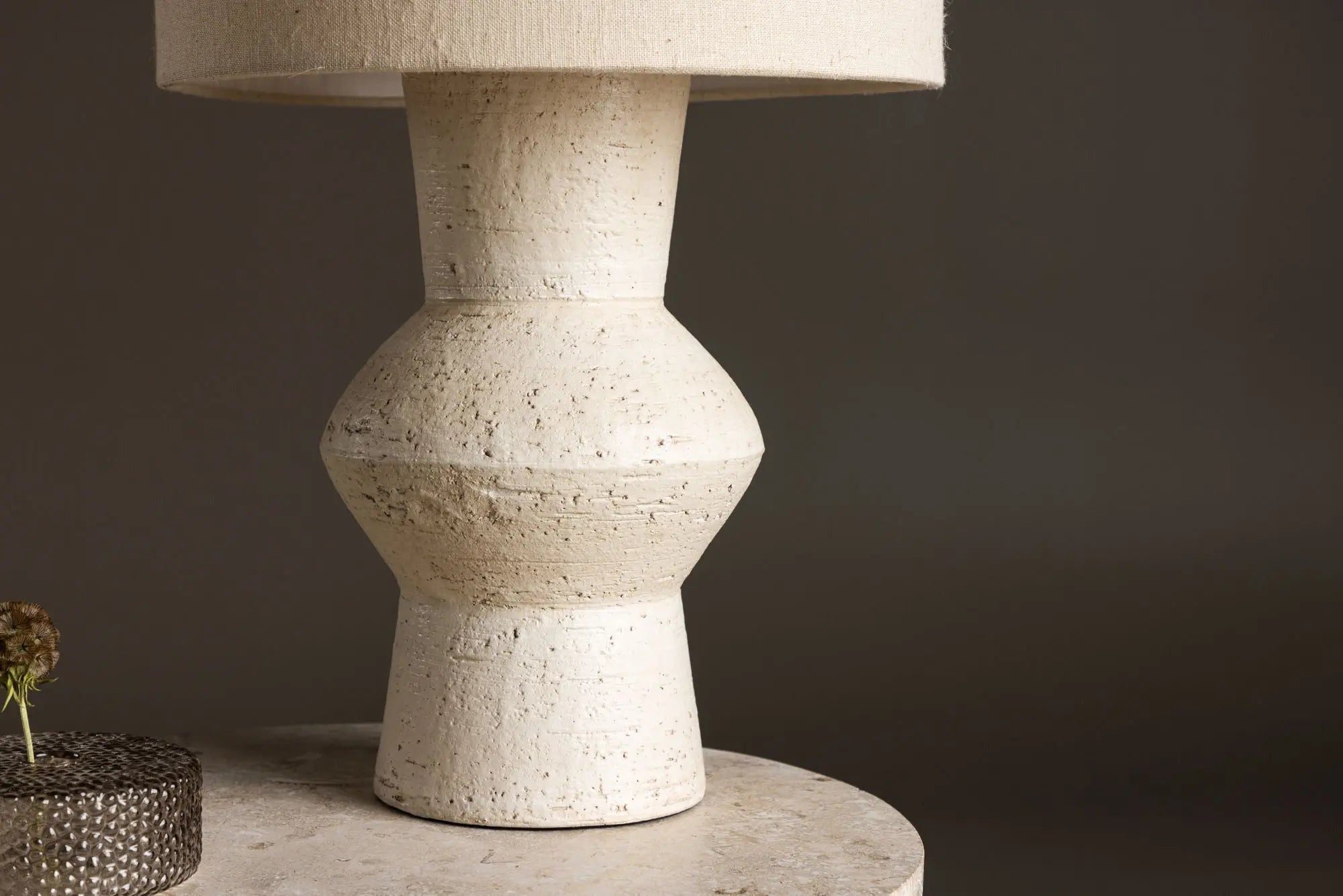 Lampe de table Valön - ø30,5 - Terre cuite