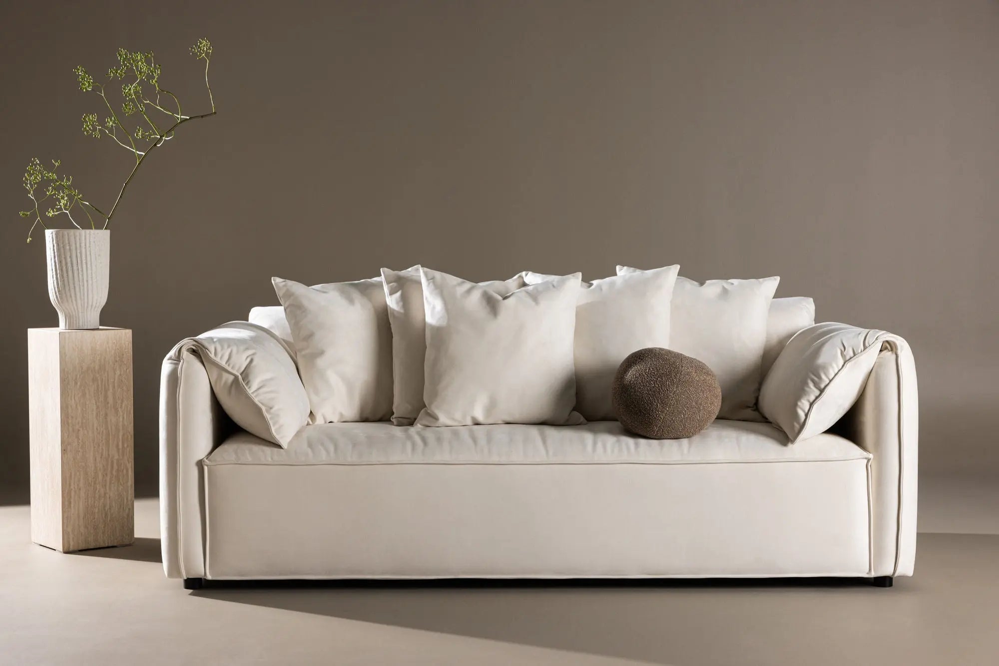 Canapé 3 places Torekov - 202x100x73 - Polyester