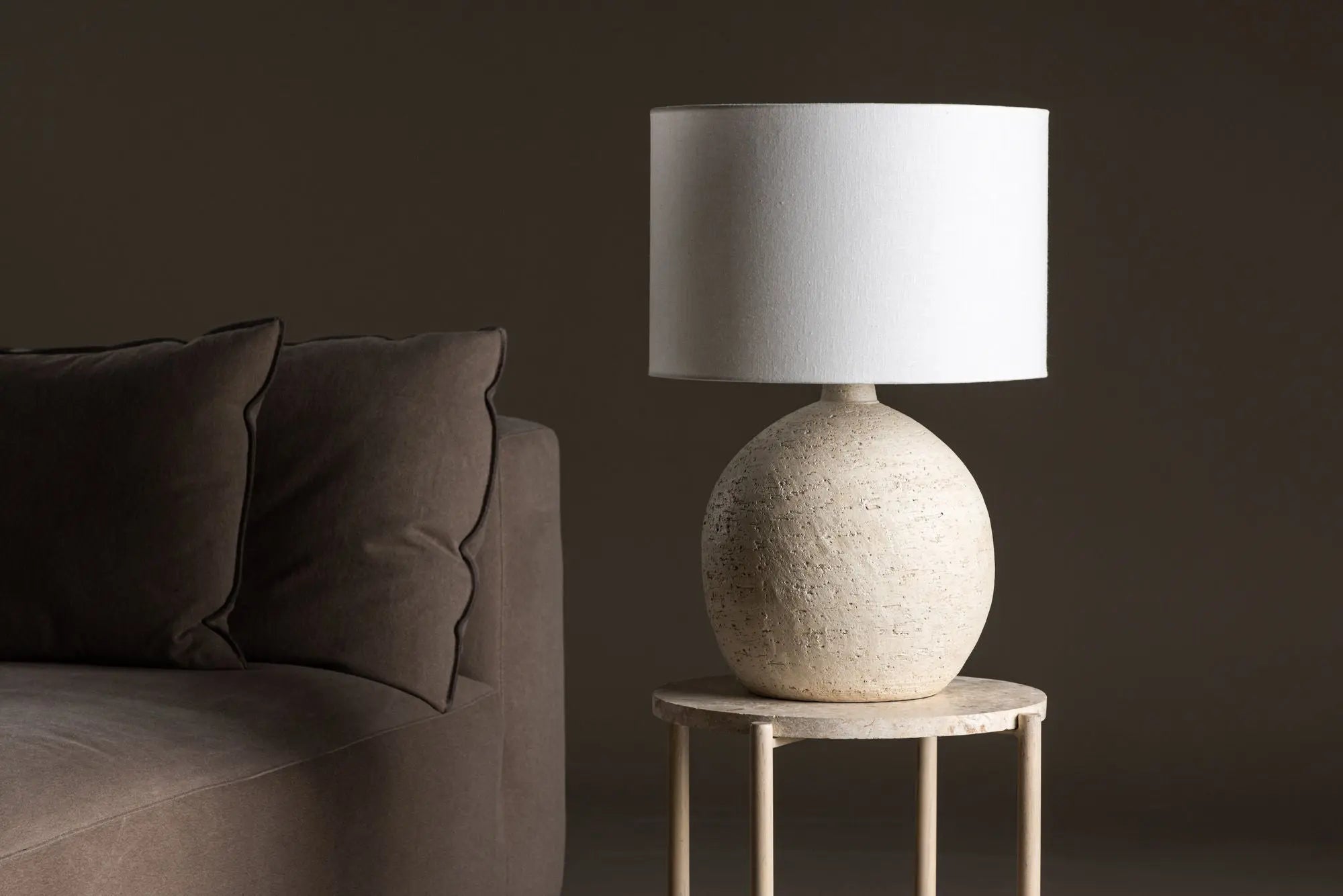 Lampe de table Tjörn - ø40 - Terre cuite