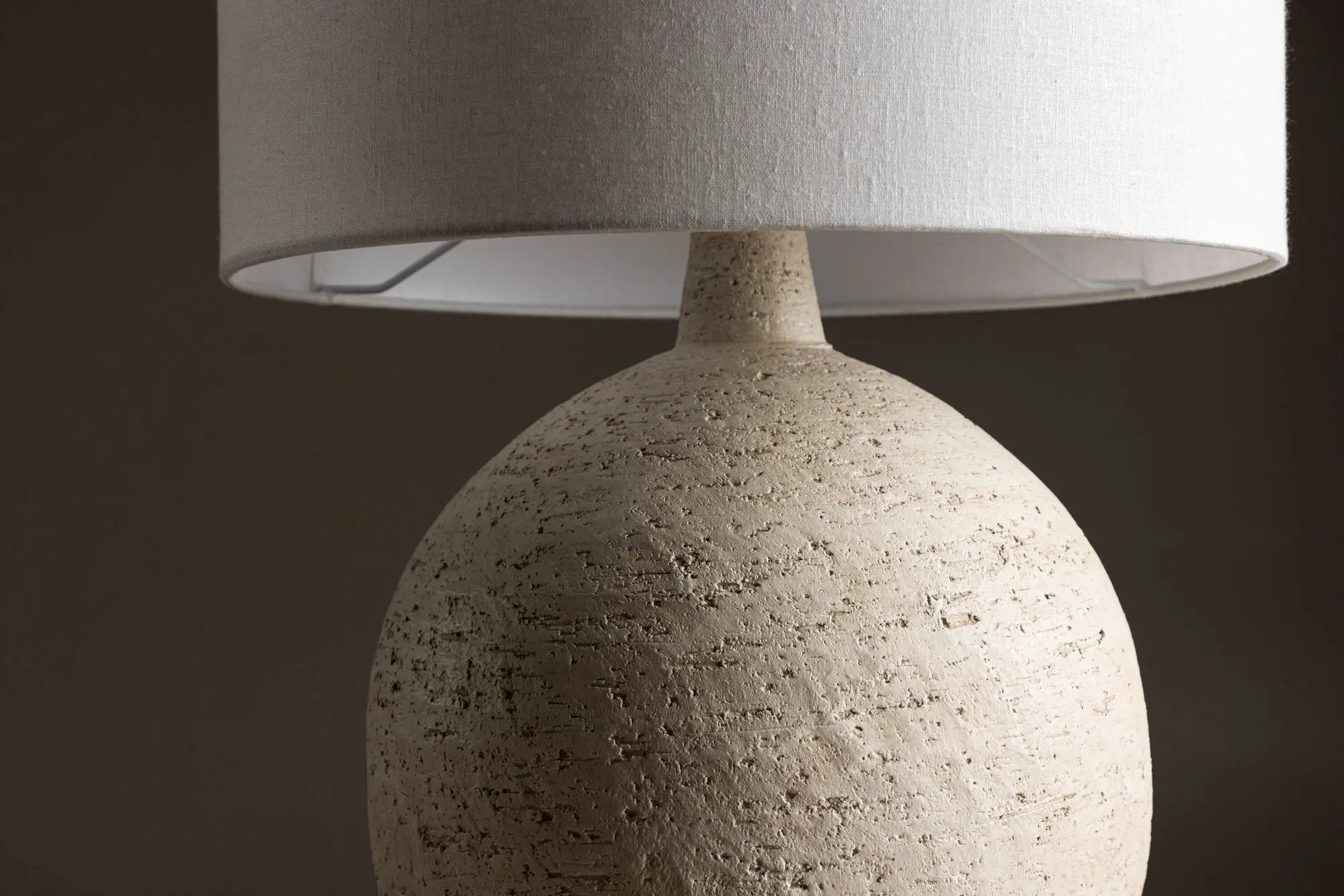 Lampe de table Tjörn - ø40 - Terre cuite