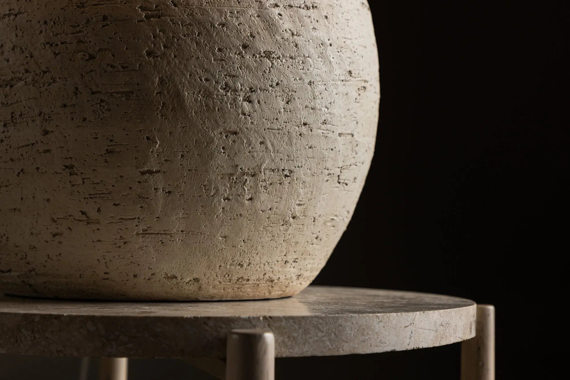 Lampe de table Tjörn - ø40 - Terre cuite