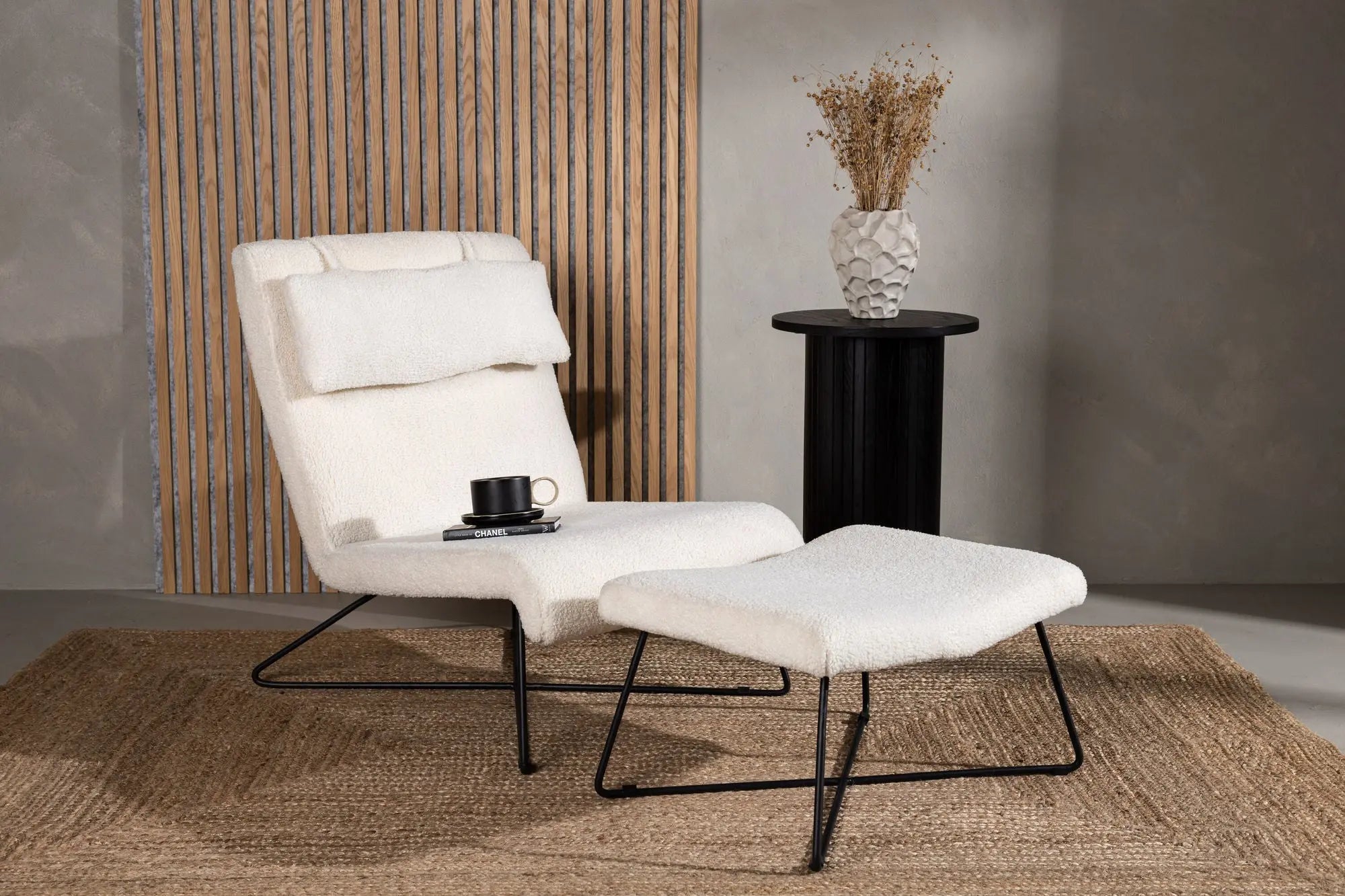 Fauteuil Laconia - 88 x 88 x 65 - Acier
