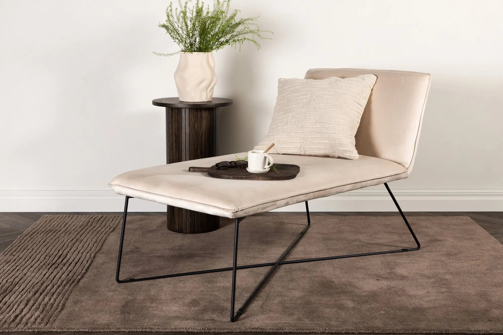 Fauteuil X - 128 x 83 x 71 - Polyester Velvet