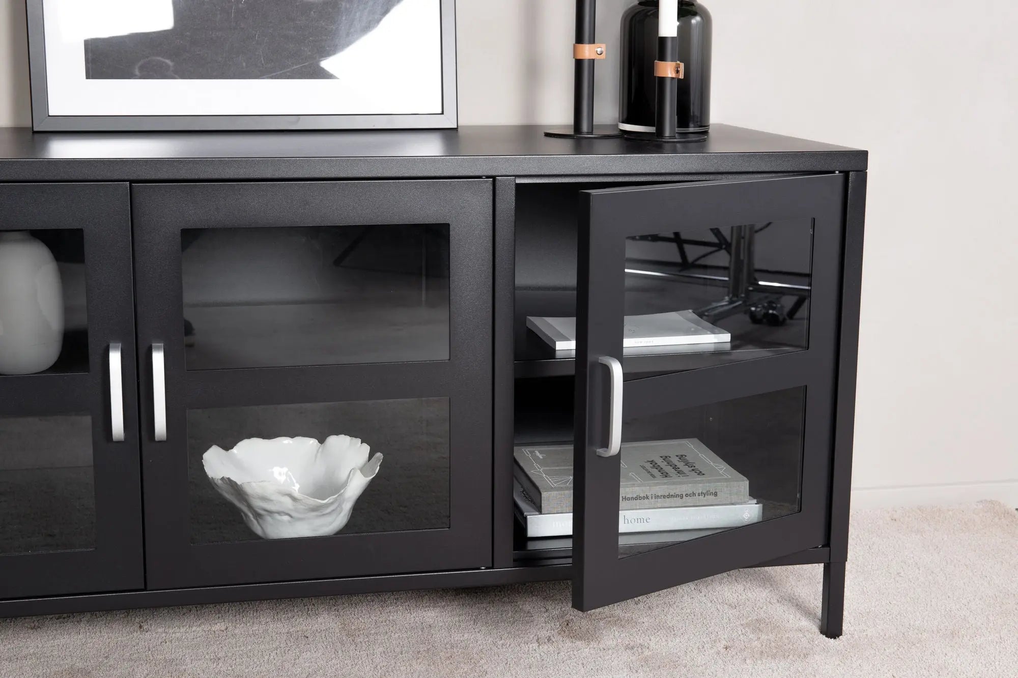 Meuble TV Acero - 120 x 58 - Acier