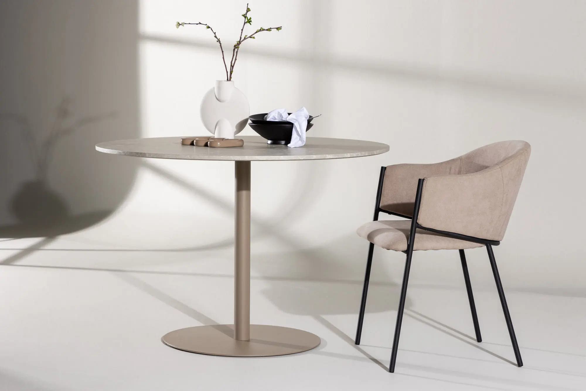 Table à manger Lycke - ø110 - MDF