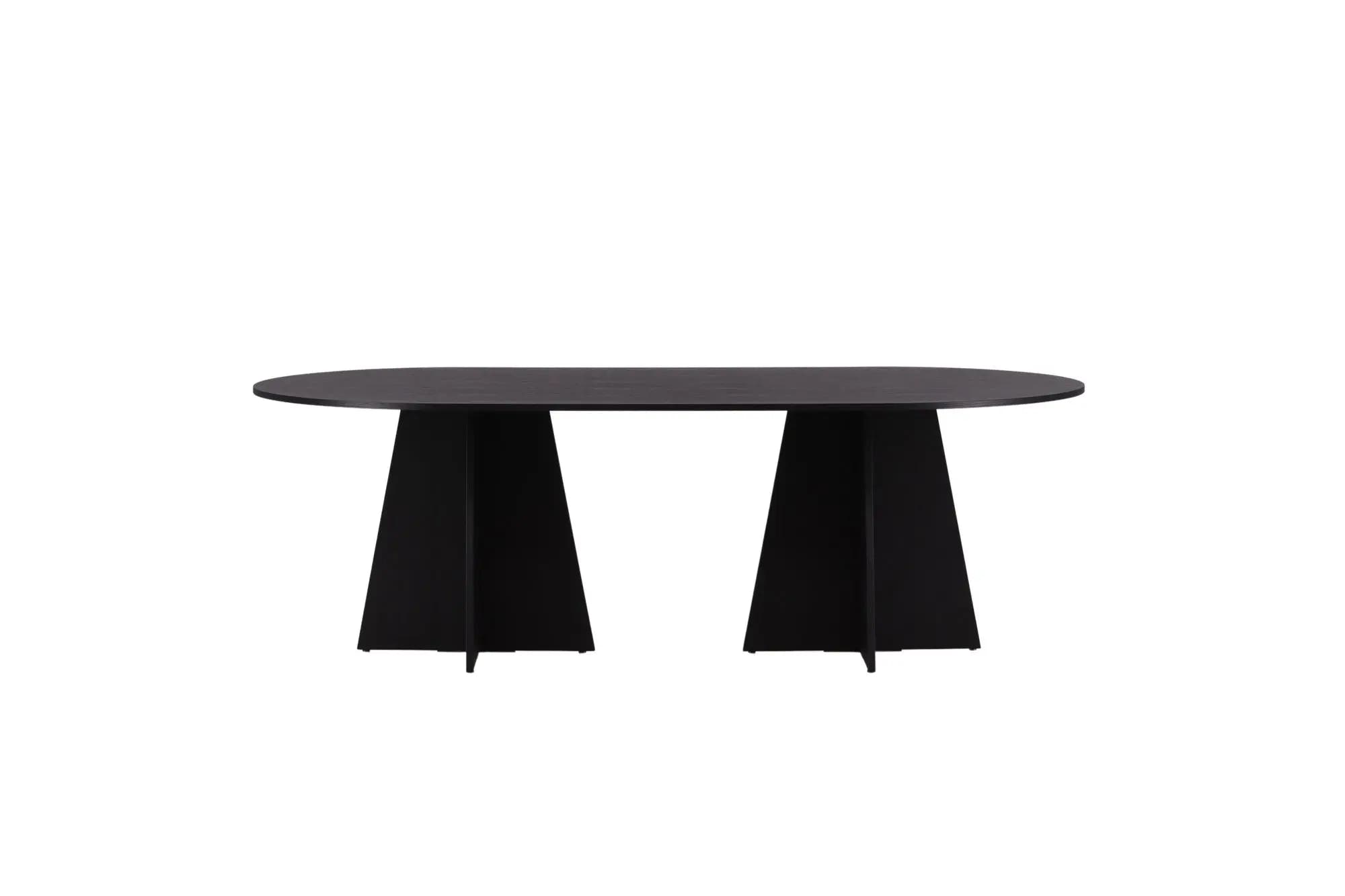 Table à manger ovale Bootcut - 115 x 230 - MDF