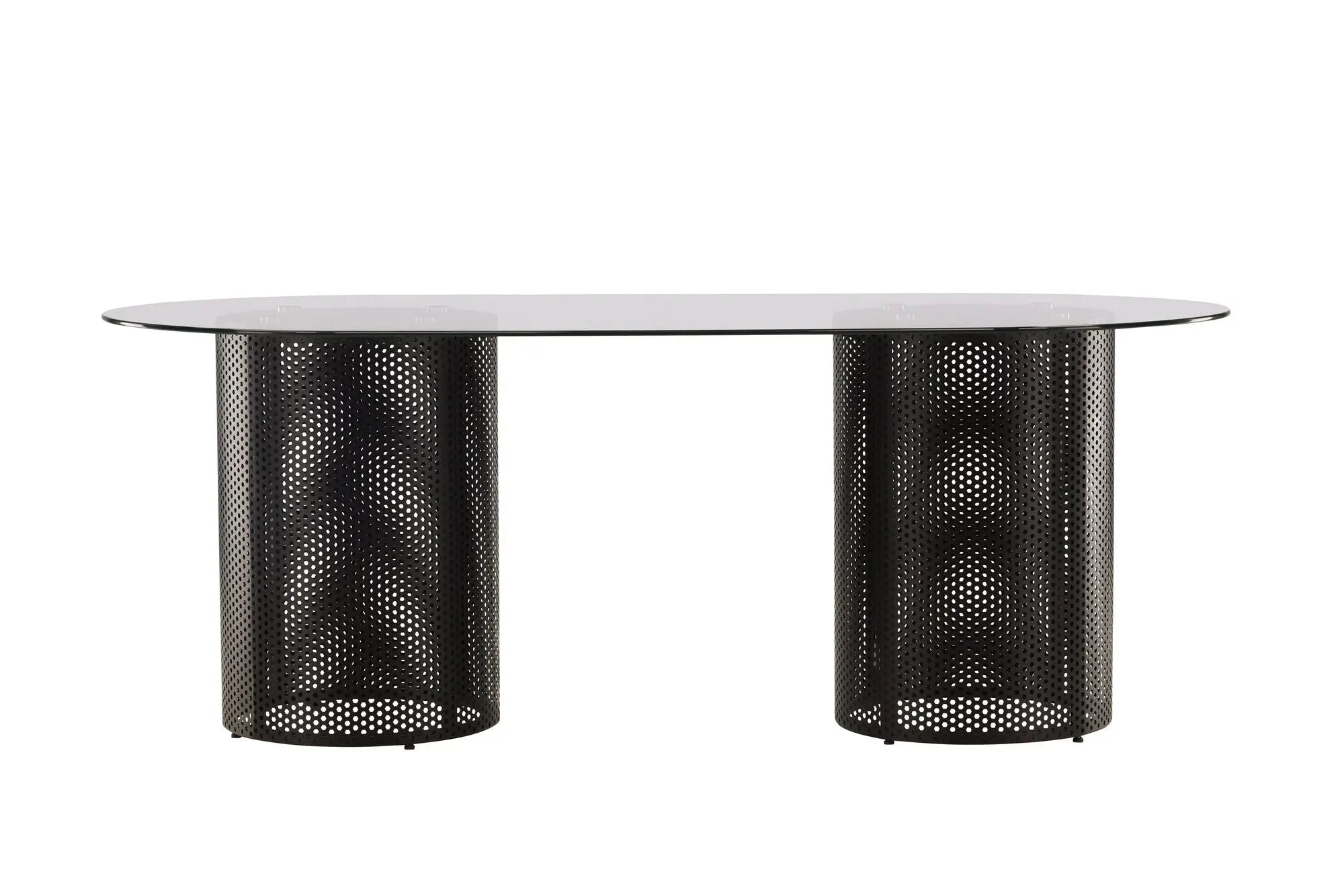 Table à manger ovale Glasgow x Josefin Lustig - 100 x 200 - Acier