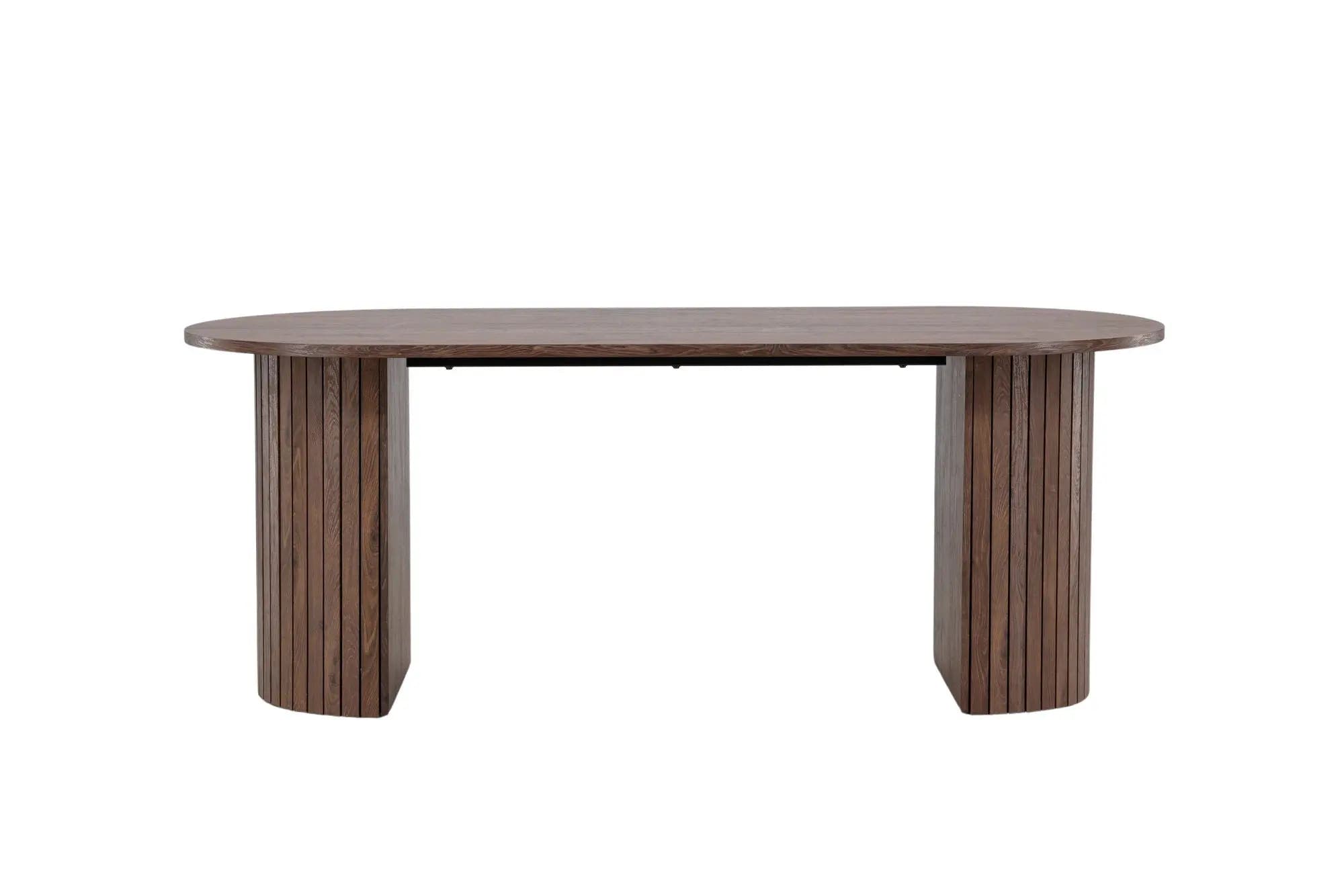 Table à manger ovale Härön - 90 x 200 - MDF