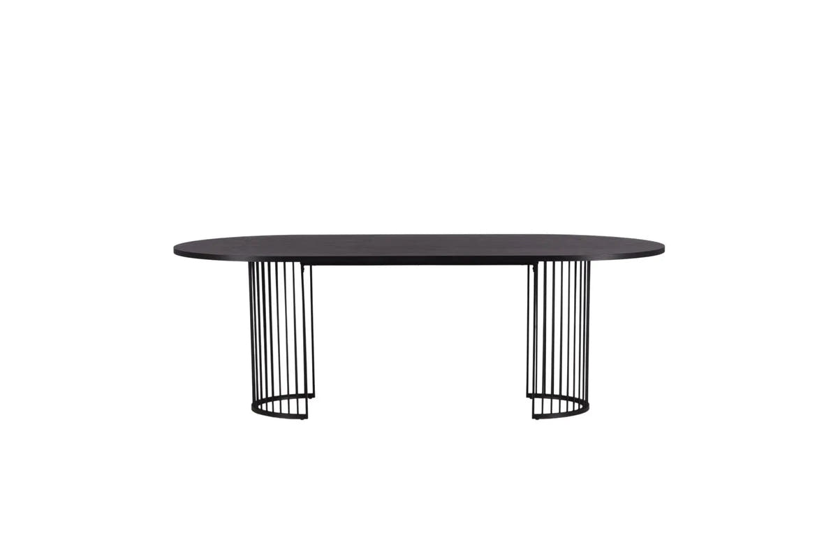 Table à manger ovale Hamneskär - 110 x 220 - MDF